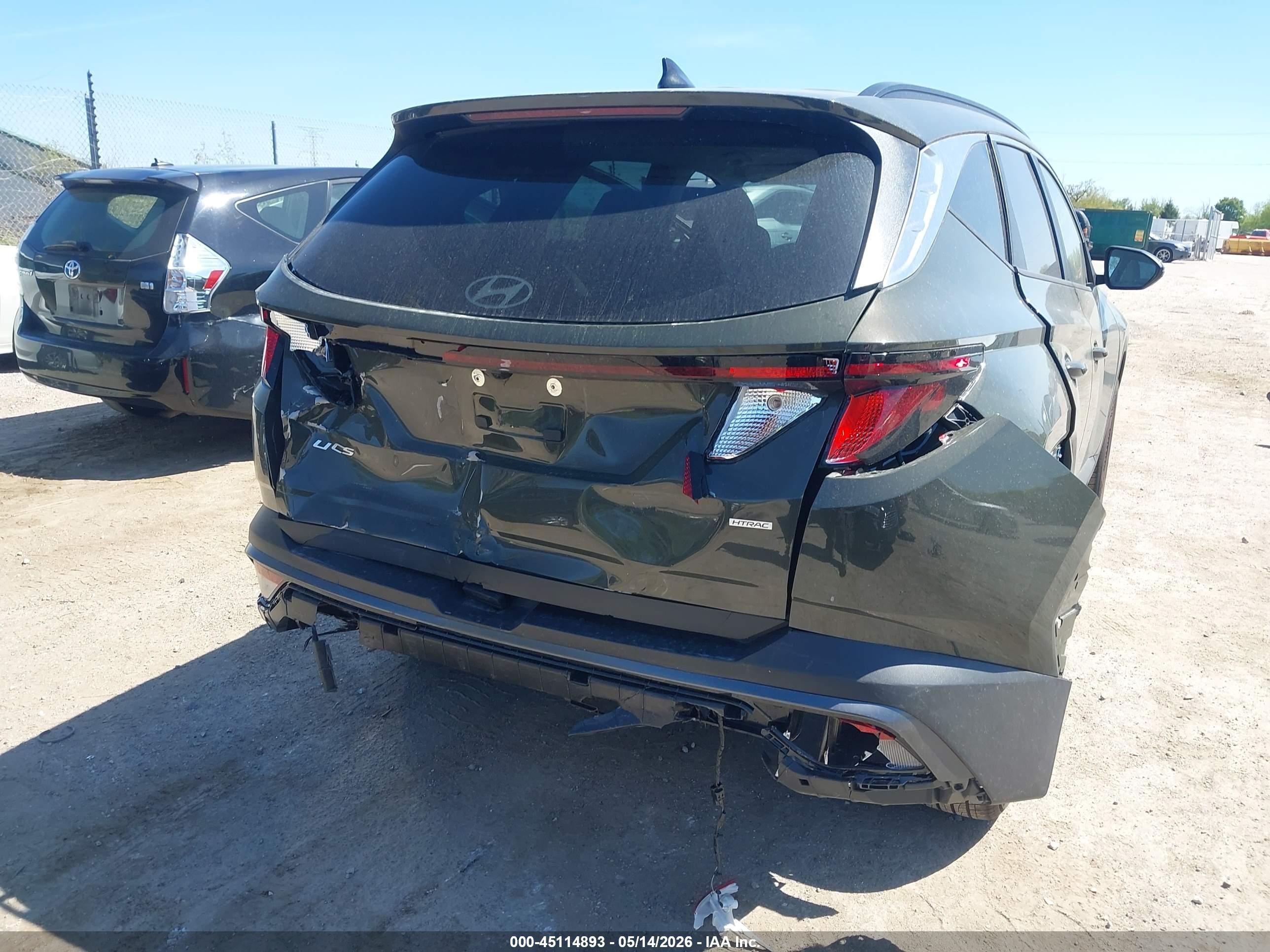 2026 Hyundai Tucson Sel Зеленый vin: 5NMJBCDE6TH669724