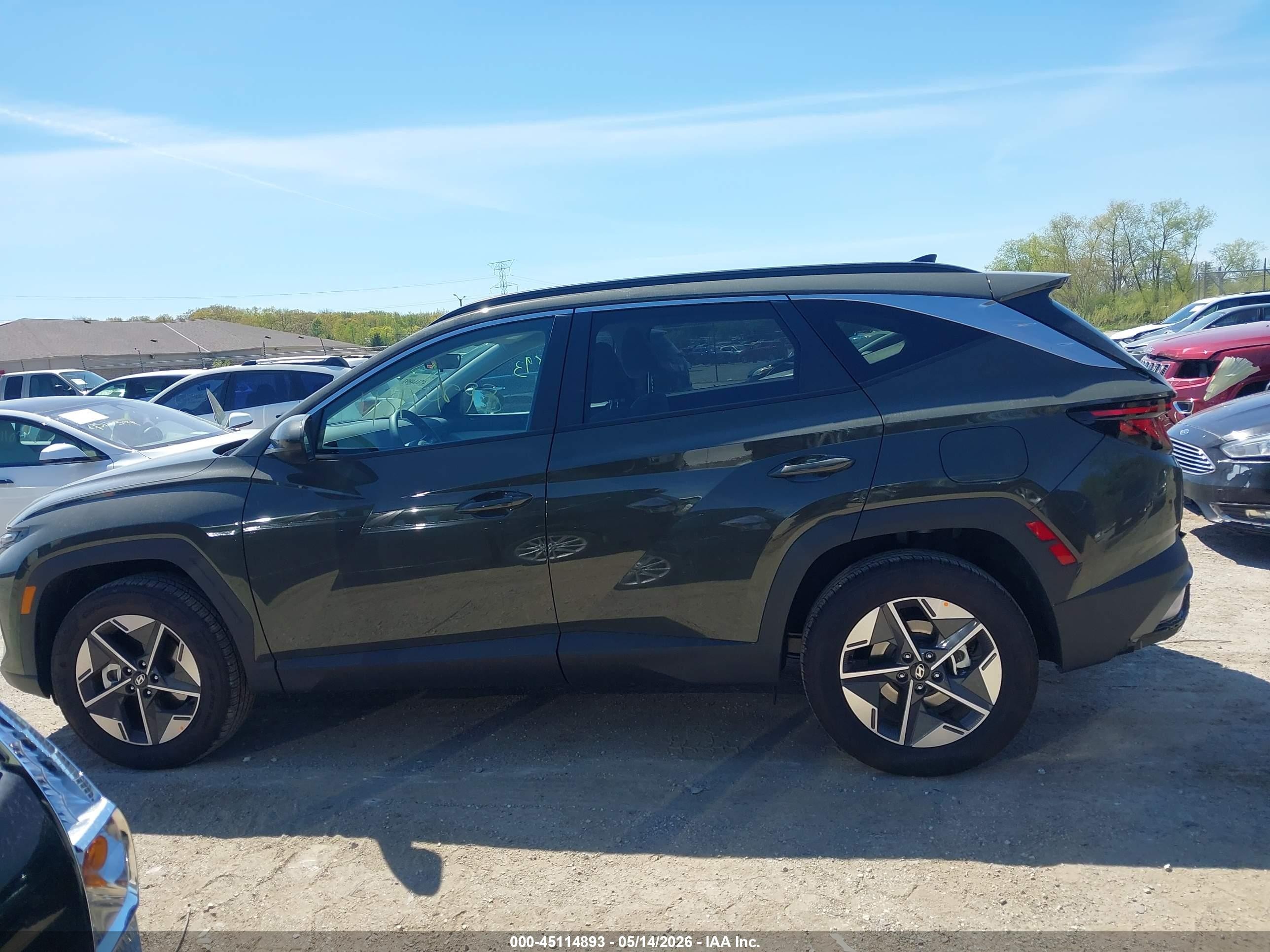 2026 Hyundai Tucson Sel Зеленый vin: 5NMJBCDE6TH669724