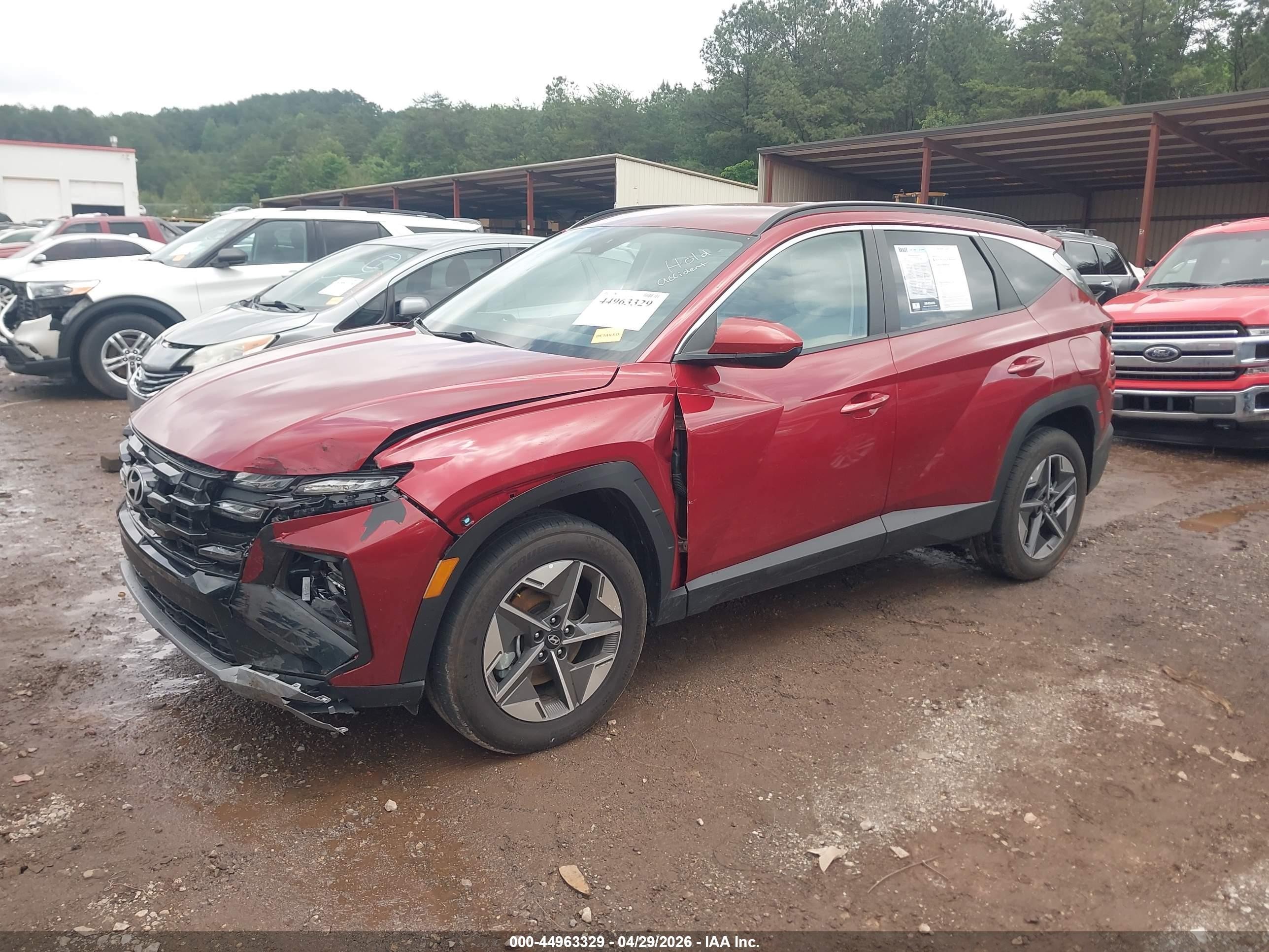 2025 Hyundai Tucson Sel Красный vin: 5NMJBCDE8SH482130
