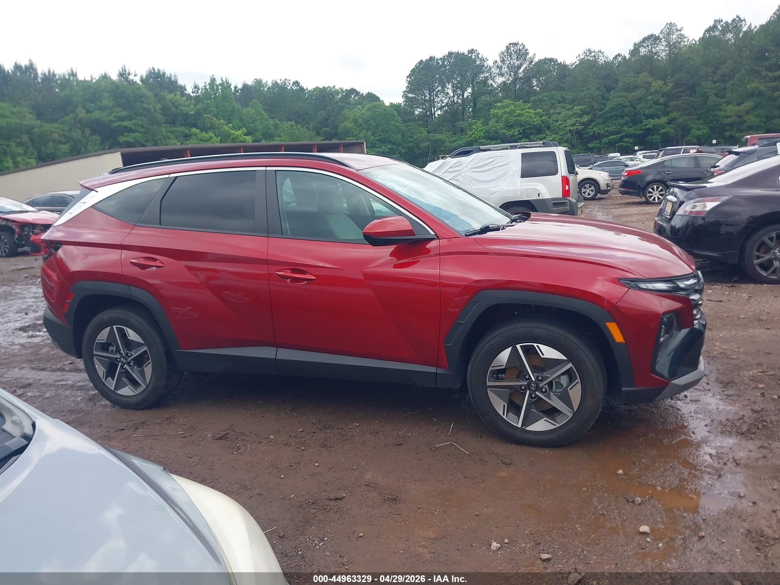2025 Hyundai Tucson Sel Красный vin: 5NMJBCDE8SH482130