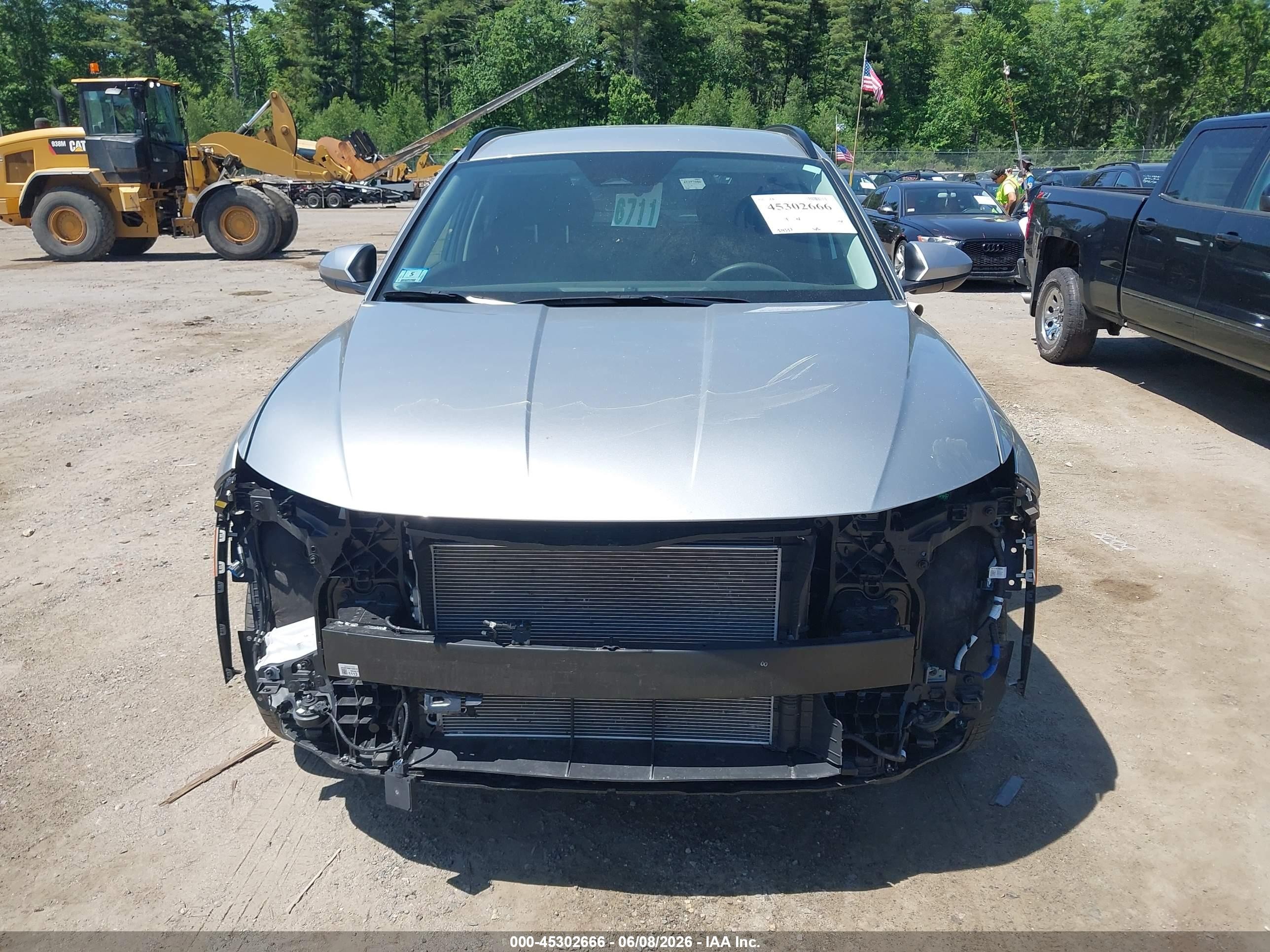 2025 Hyundai Tucson Sel Silver vin: 5NMJBCDE9SH556705