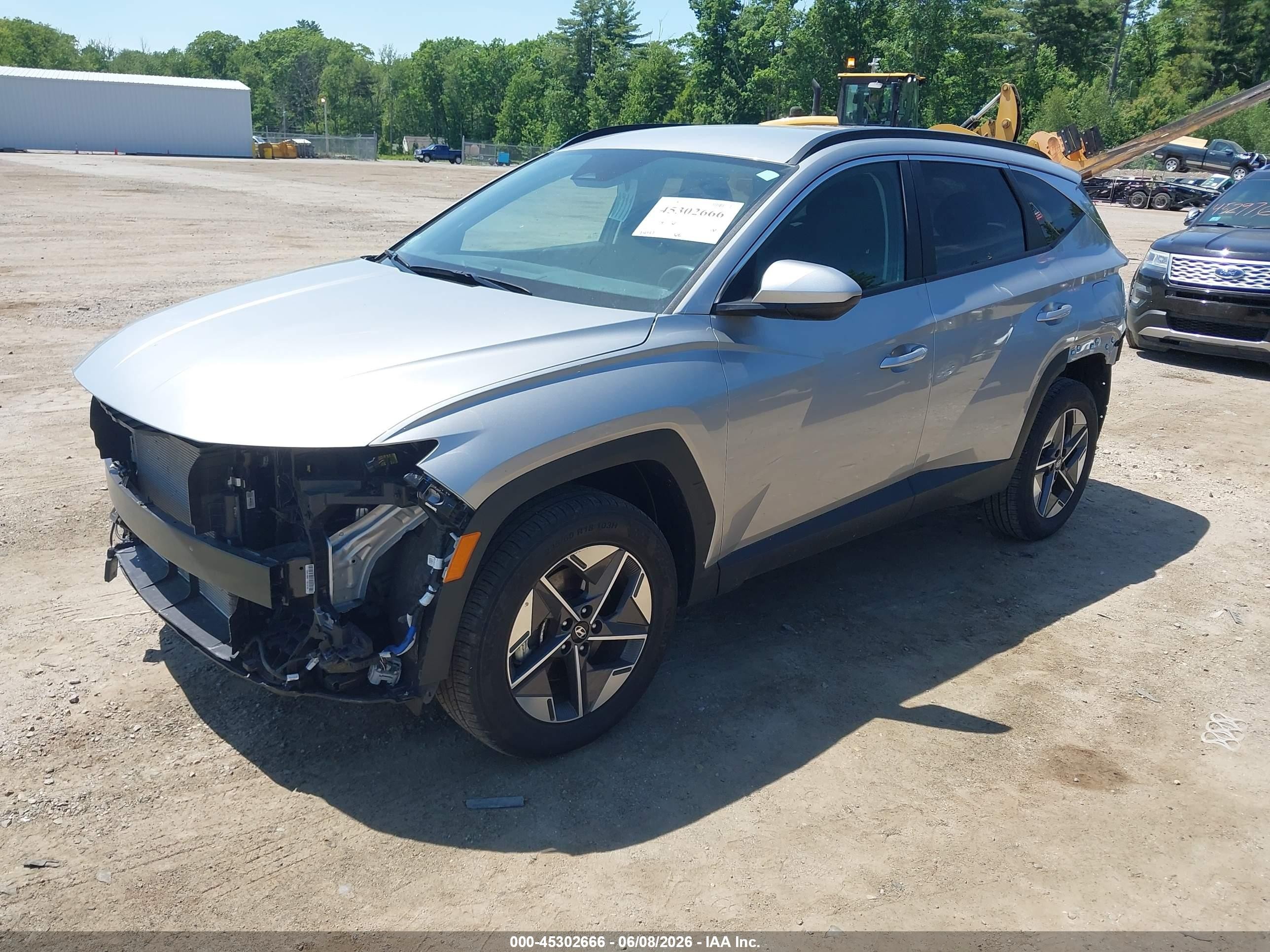 2025 Hyundai Tucson Sel Silver vin: 5NMJBCDE9SH556705
