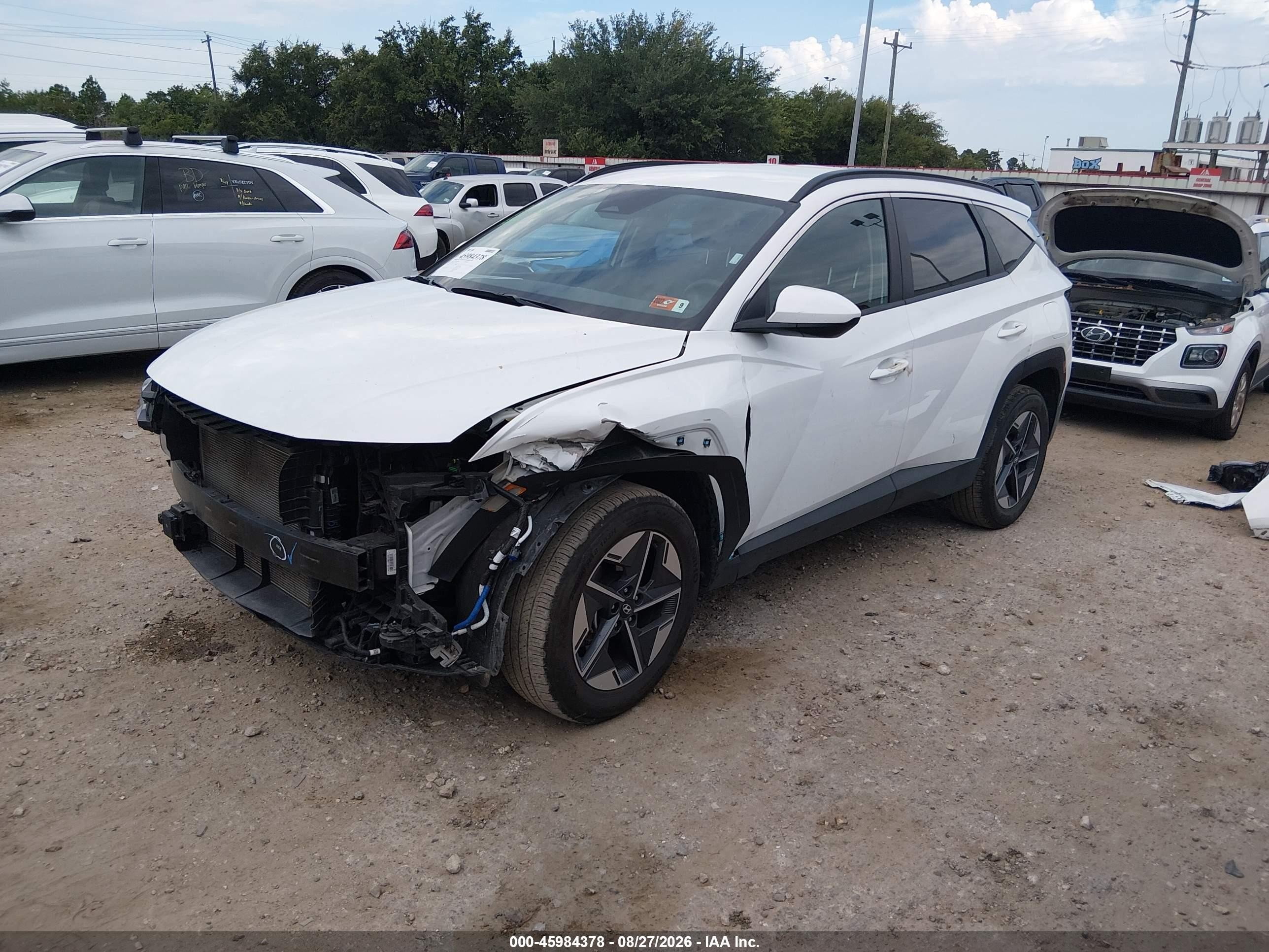 2026 Hyundai Tucson Sel Белый vin: 5NMJBCDE9TH618606