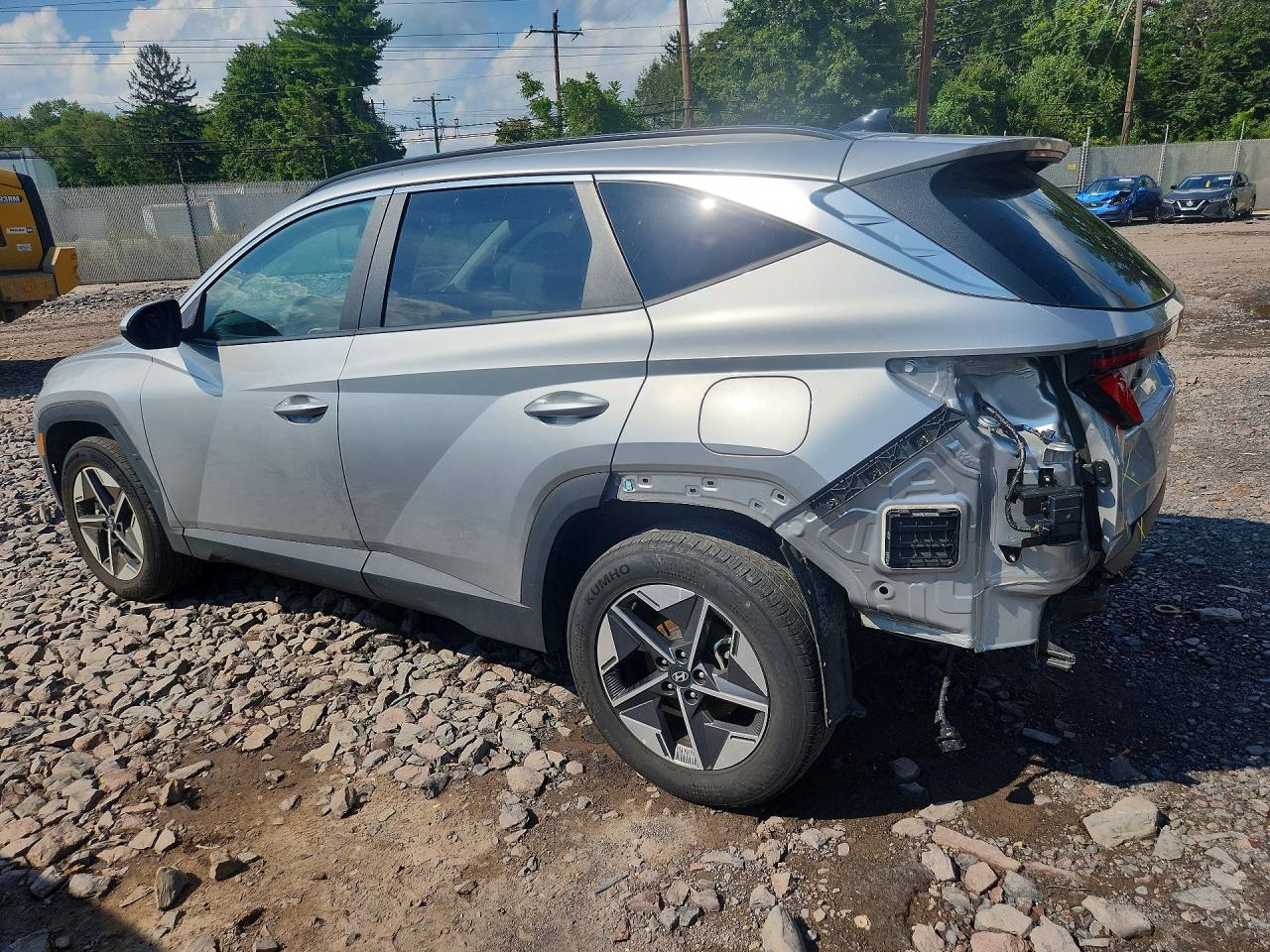 2025 Hyundai Tucson Sel White vin: 5NMJBCDEXSH543462