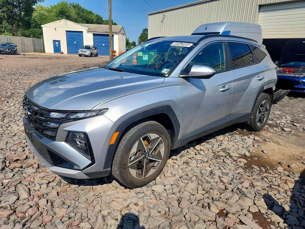 2025 Hyundai Tucson Sel White vin: 5NMJBCDEXSH543462