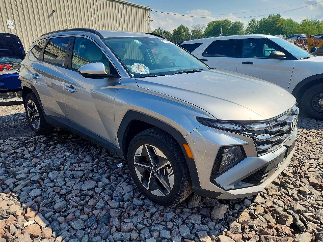 2025 Hyundai Tucson Sel White vin: 5NMJBCDEXSH543462