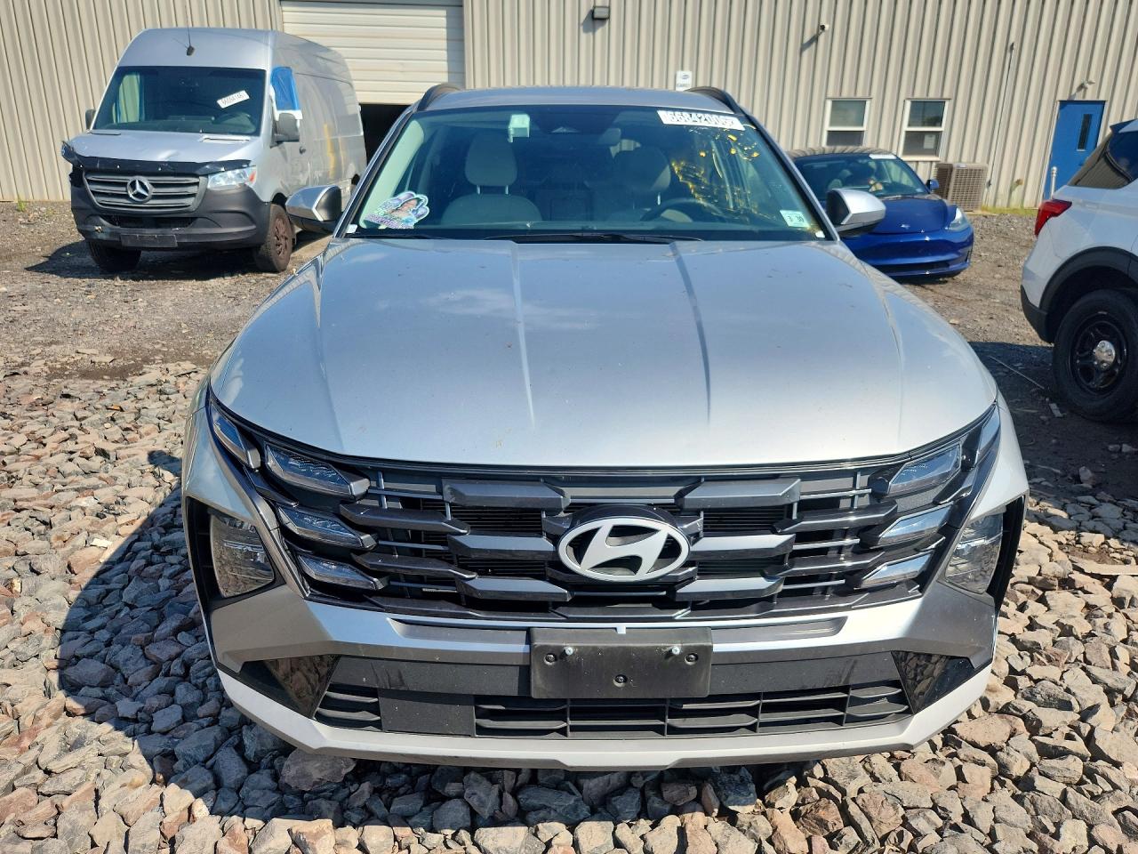 2025 Hyundai Tucson Sel White vin: 5NMJBCDEXSH543462
