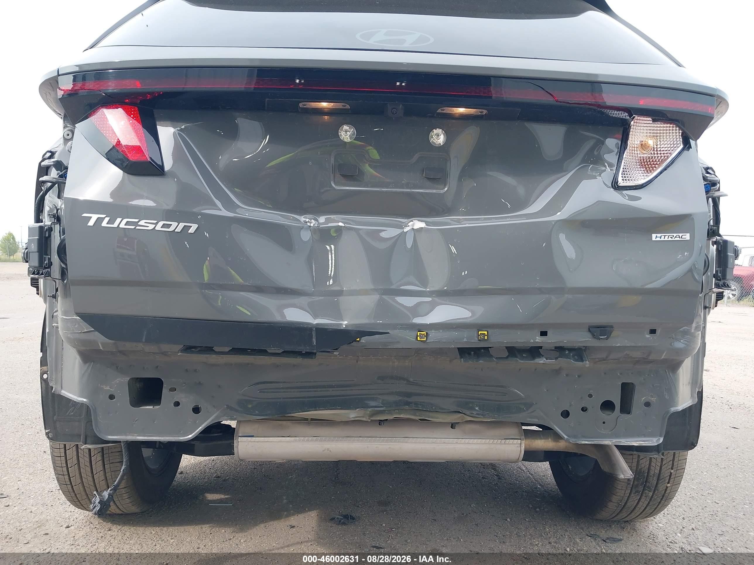 2026 Hyundai Tucson Sel Gray vin: 5NMJBCDEXTH721484