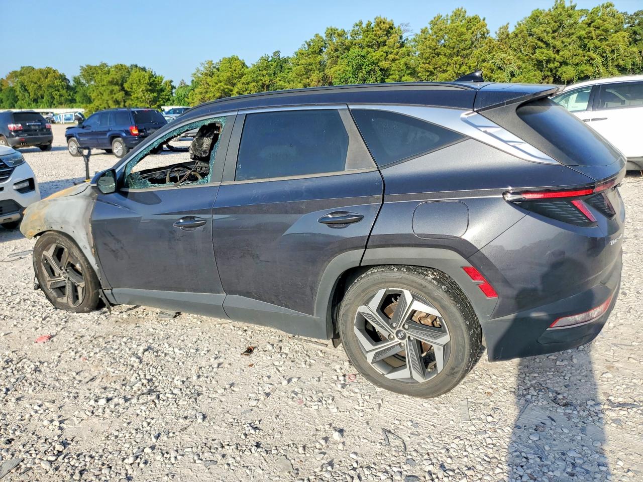 2022 Hyundai Tucson Sel Gray vin: 5NMJC3AE7NH018607