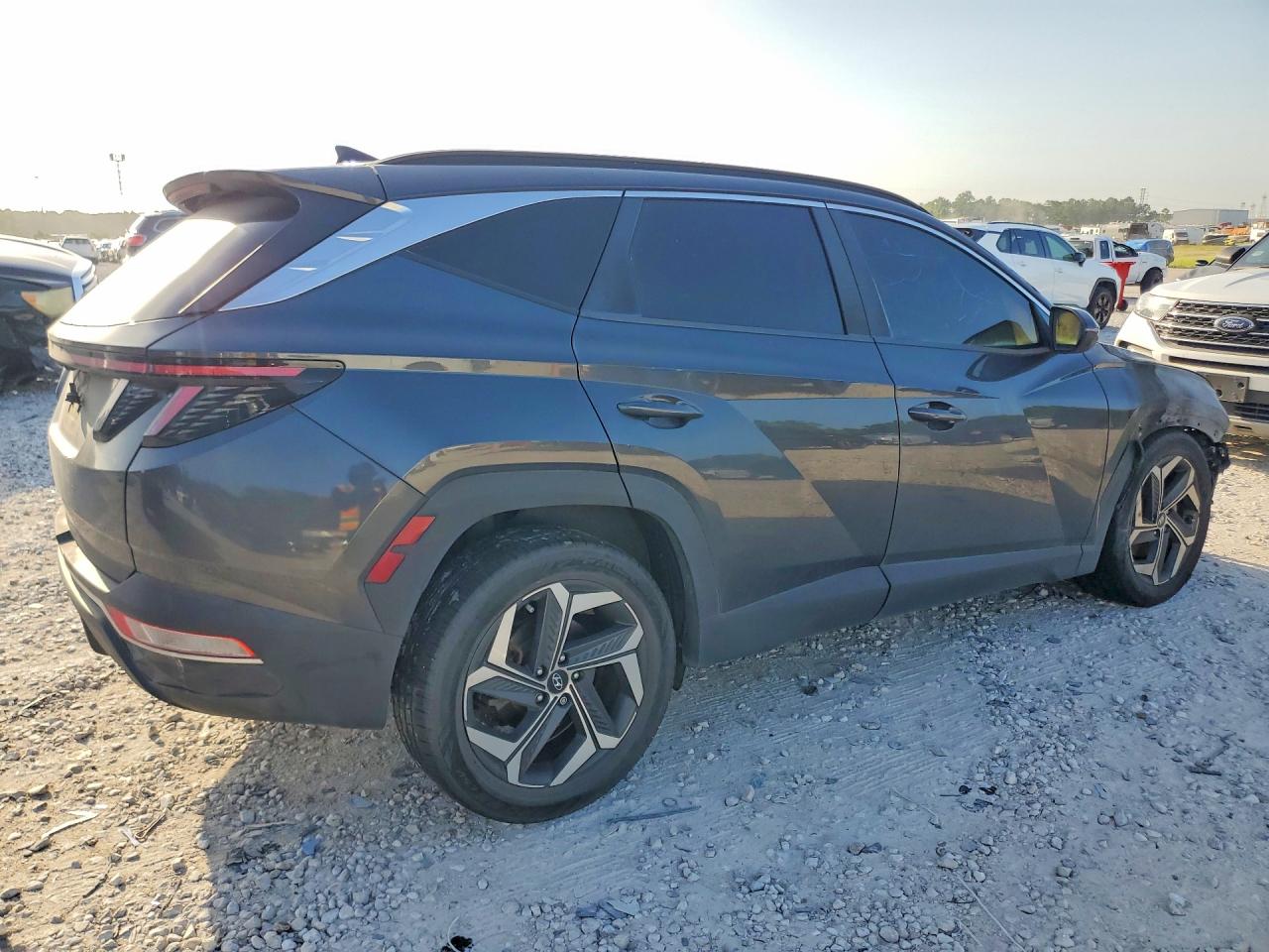 2022 Hyundai Tucson Sel Gray vin: 5NMJC3AE7NH018607