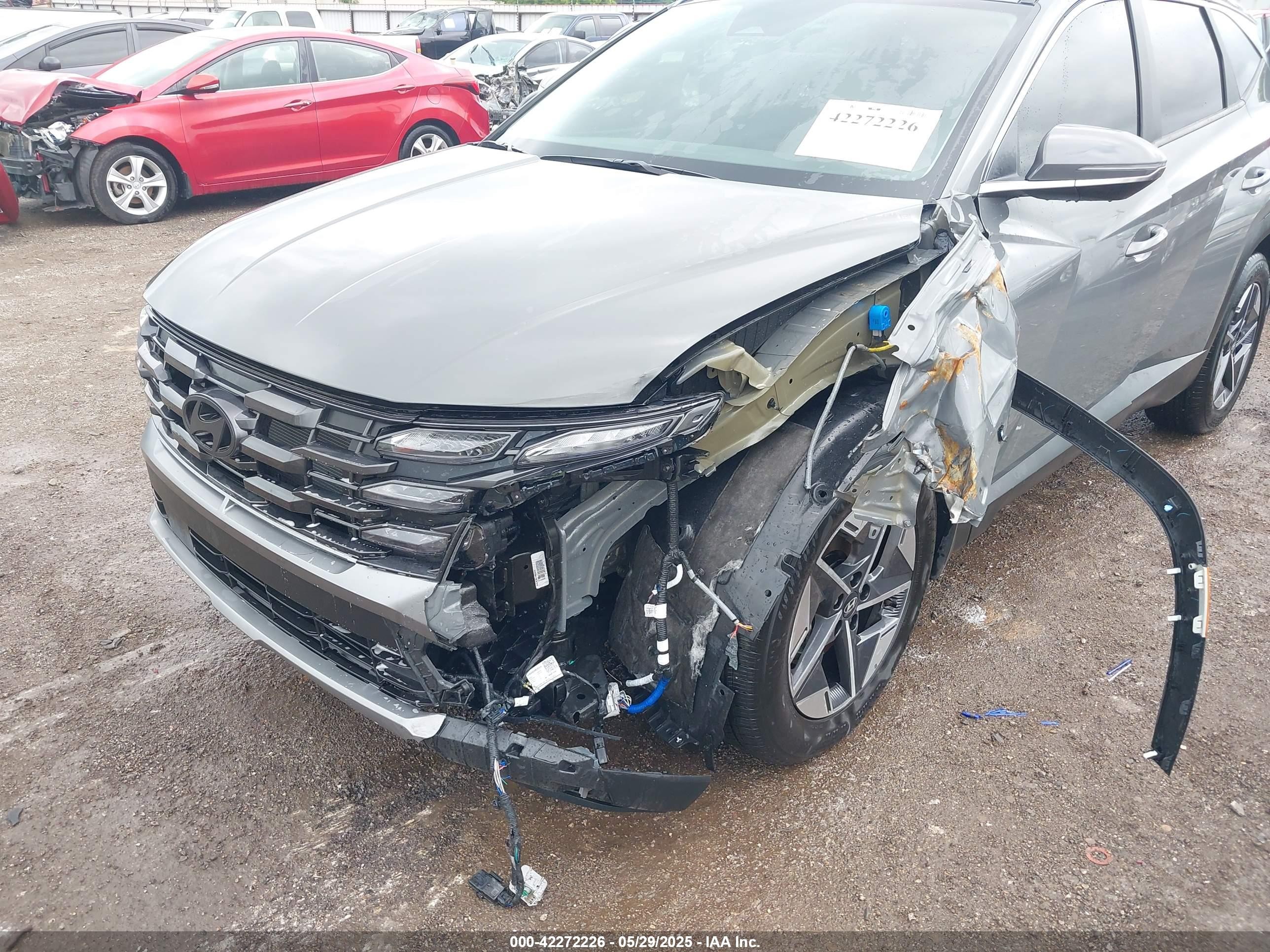2025 Hyundai Tucson Sel Convenience Серый vin: 5NMJC3DE6SH502582