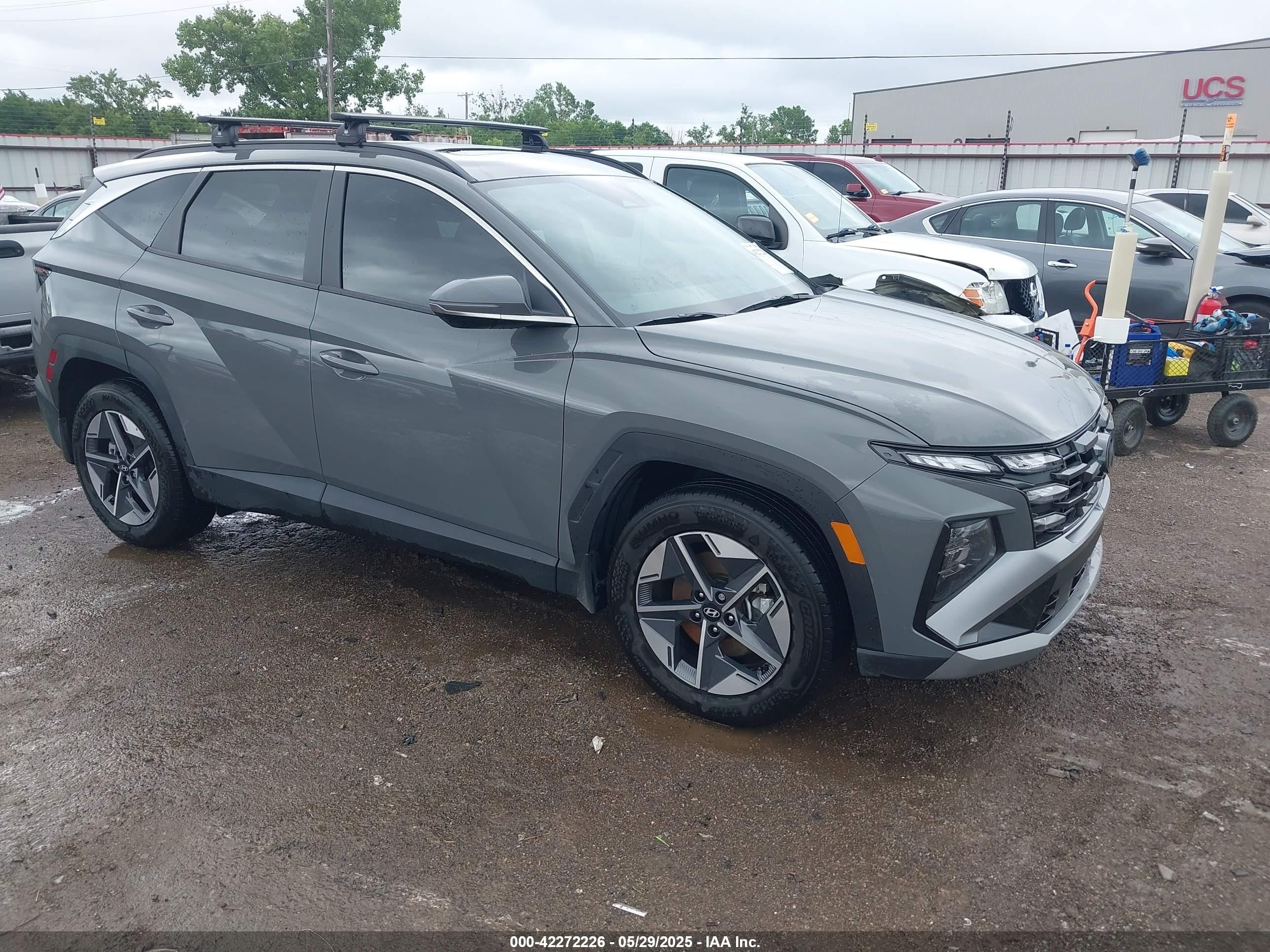 2025 Hyundai Tucson Sel Convenience Серый vin: 5NMJC3DE6SH502582