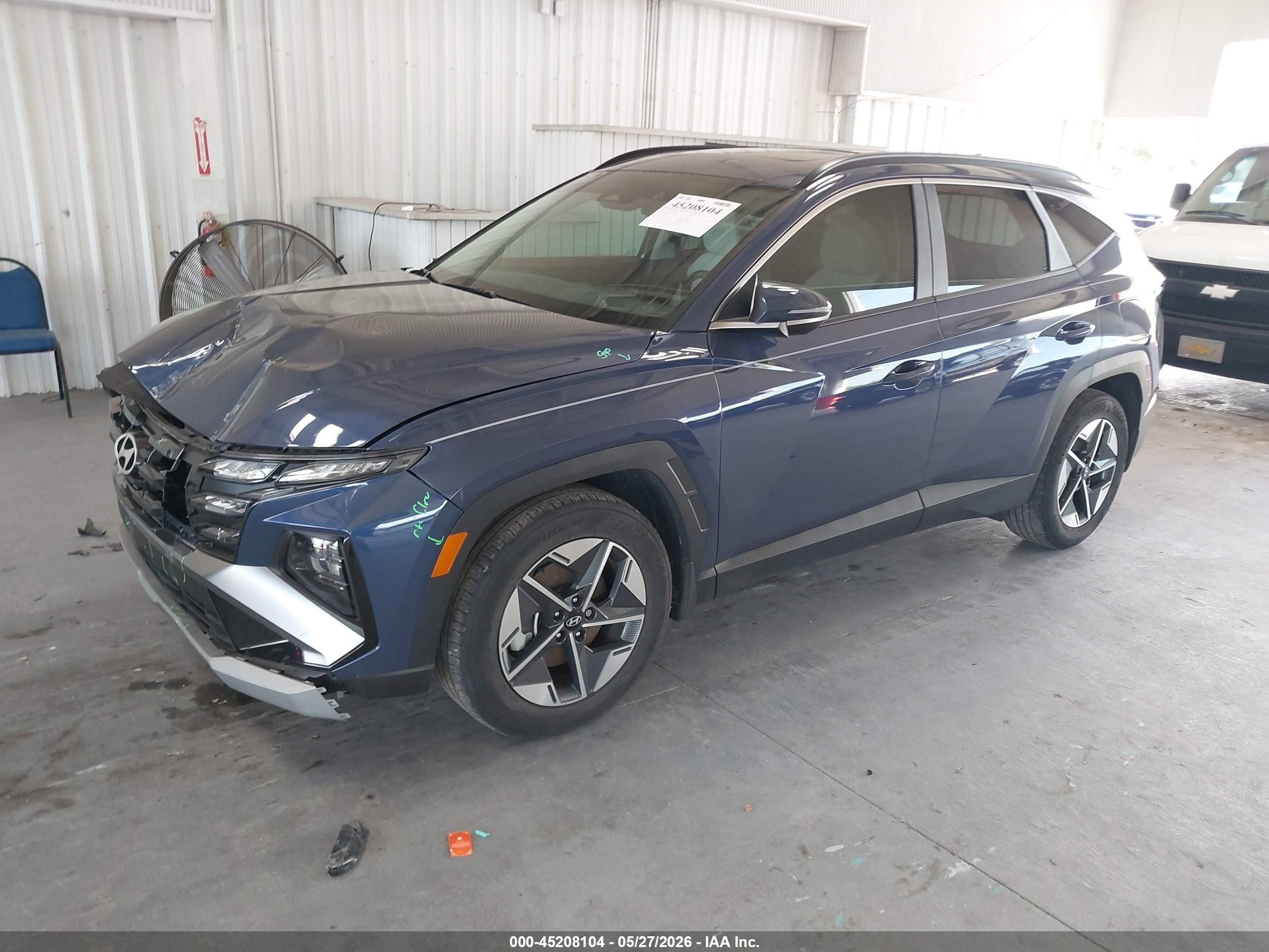 2025 Hyundai Tucson Sel Convenience Blue vin: 5NMJC3DE7SH463257