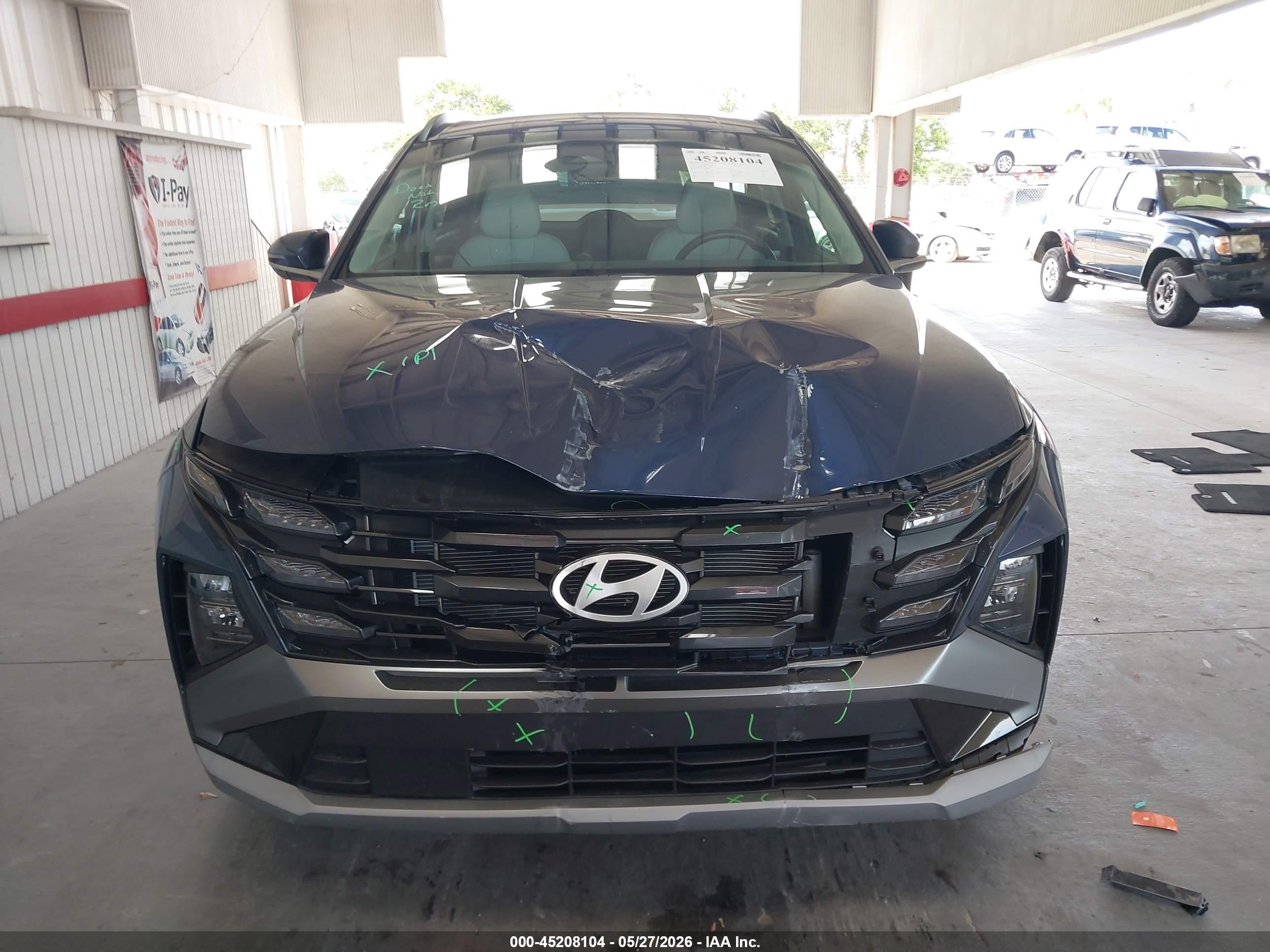 2025 Hyundai Tucson Sel Convenience Blue vin: 5NMJC3DE7SH463257
