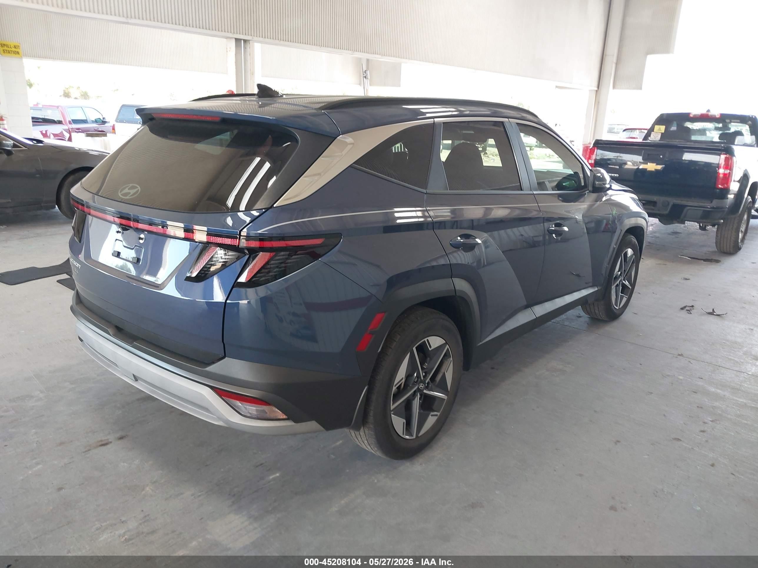 2025 Hyundai Tucson Sel Convenience Blue vin: 5NMJC3DE7SH463257