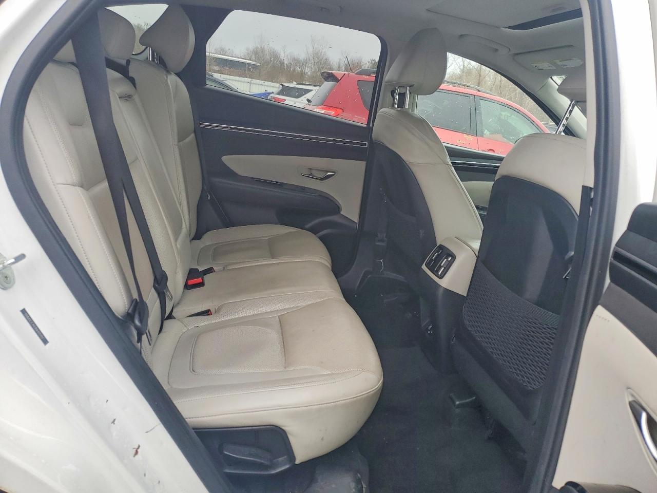 2022 Hyundai Tucson Sel White vin: 5NMJCCAE1NH125197