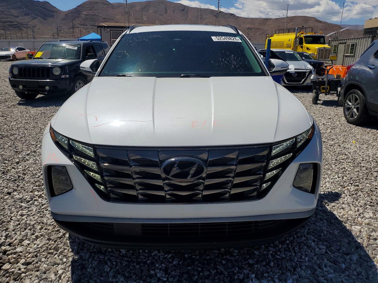 2022 Hyundai Tucson Sel White vin: 5NMJCCAE2NH154353