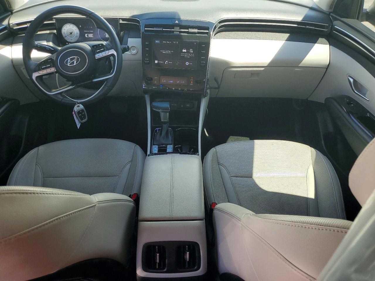 2022 Hyundai Tucson Sel White vin: 5NMJCCAE2NH154353