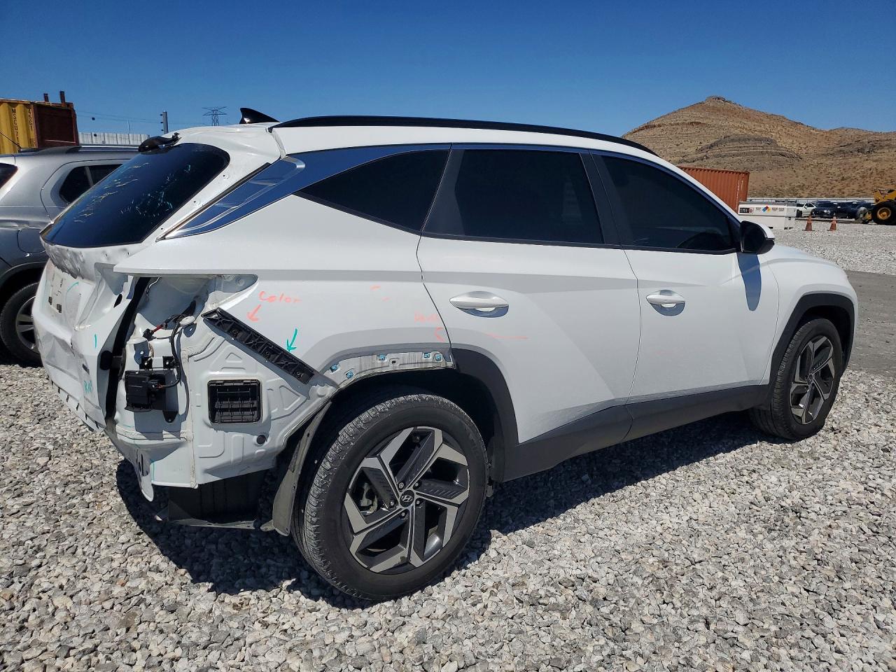 2022 Hyundai Tucson Sel White vin: 5NMJCCAE2NH154353