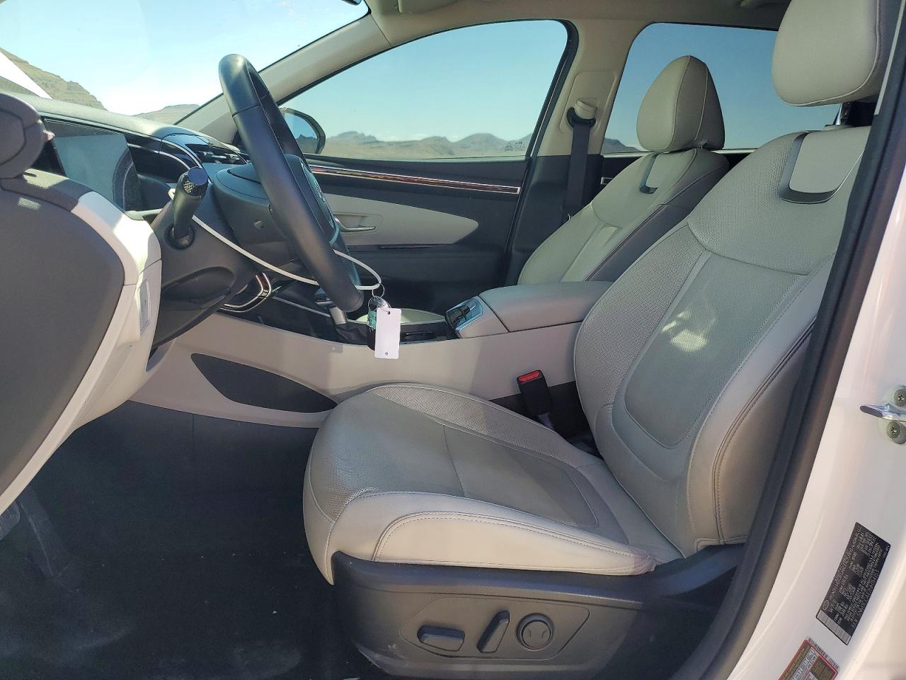 2022 Hyundai Tucson Sel White vin: 5NMJCCAE2NH154353