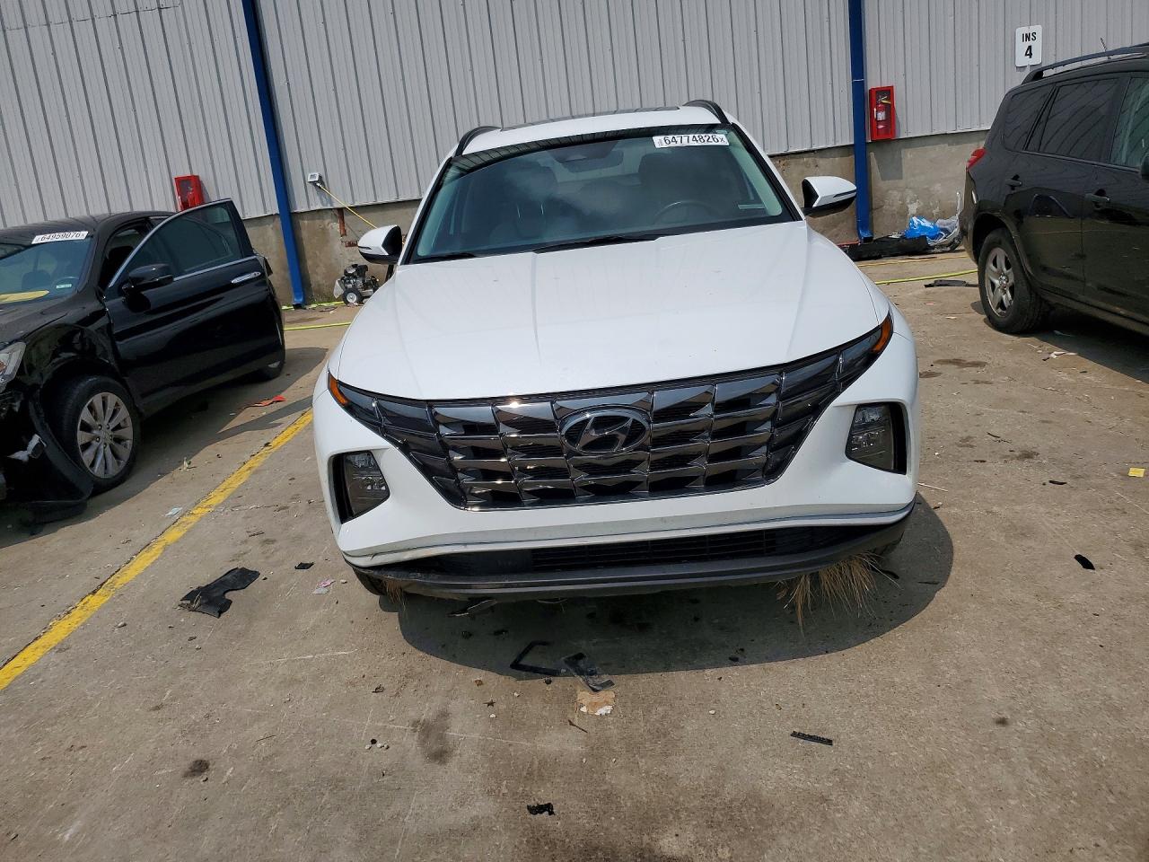 2022 Hyundai Tucson Sel White vin: 5NMJCCAE7NH061070
