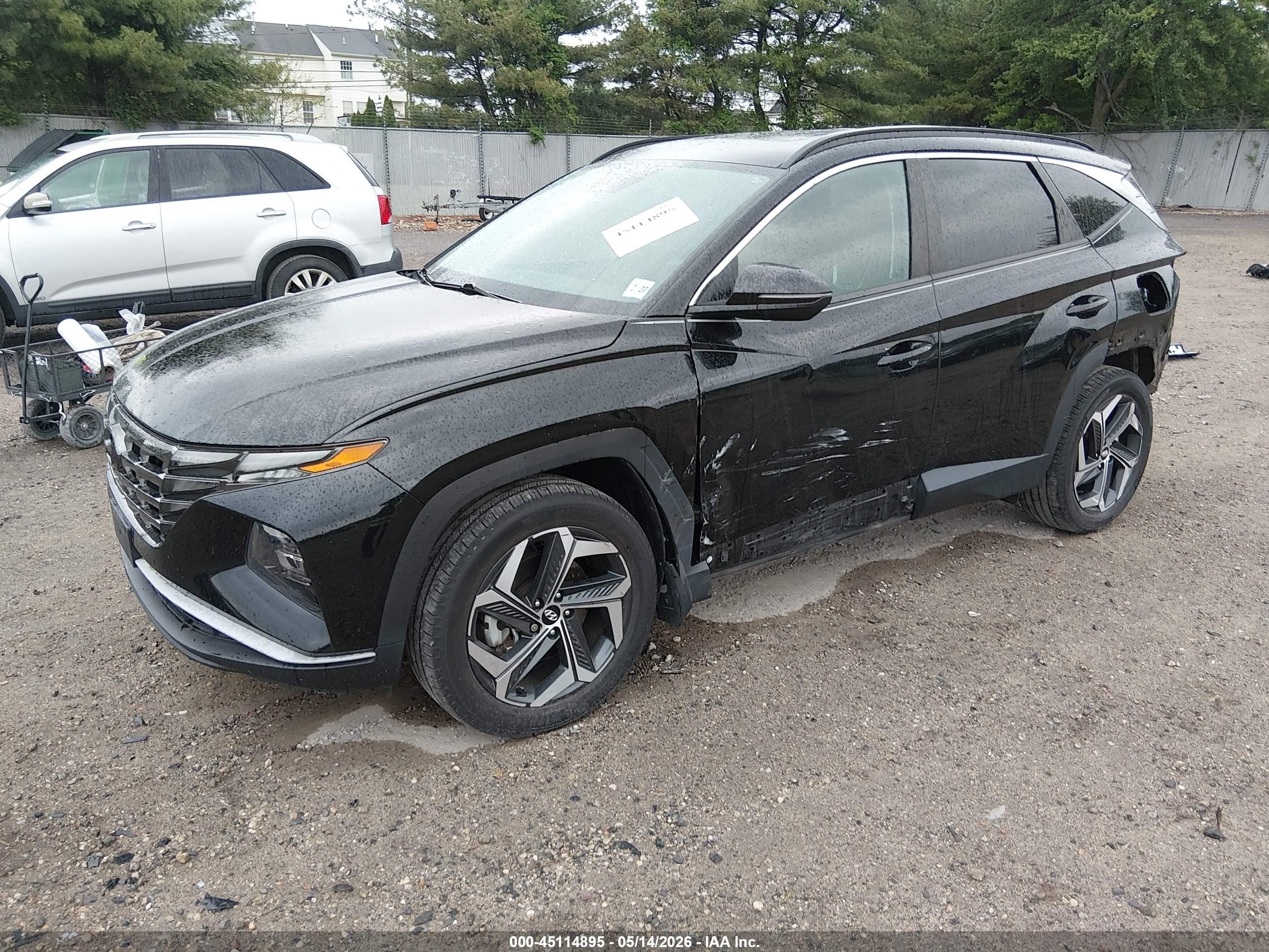 2022 Hyundai Tucson Sel Black vin: 5NMJCCAEXNH084505