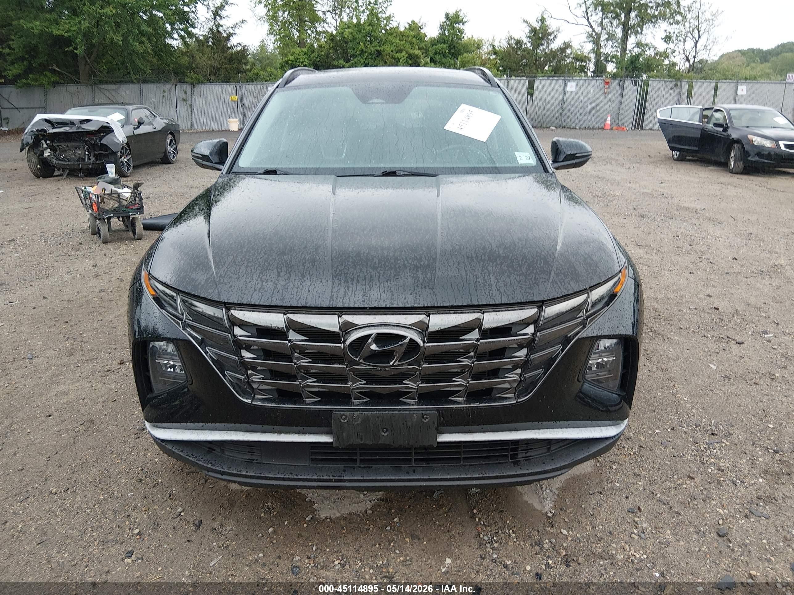 2022 Hyundai Tucson Sel Black vin: 5NMJCCAEXNH084505
