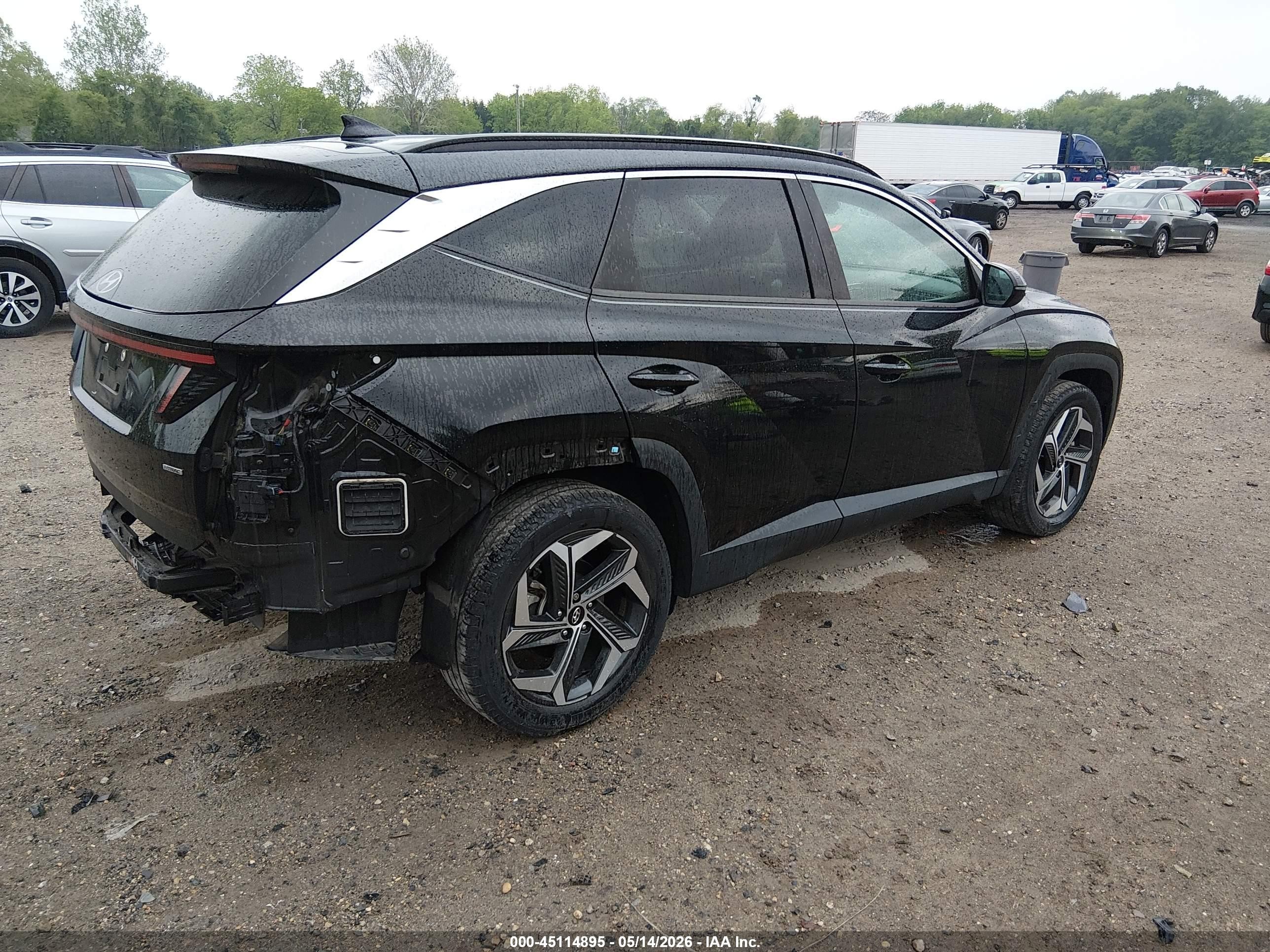 2022 Hyundai Tucson Sel Black vin: 5NMJCCAEXNH084505