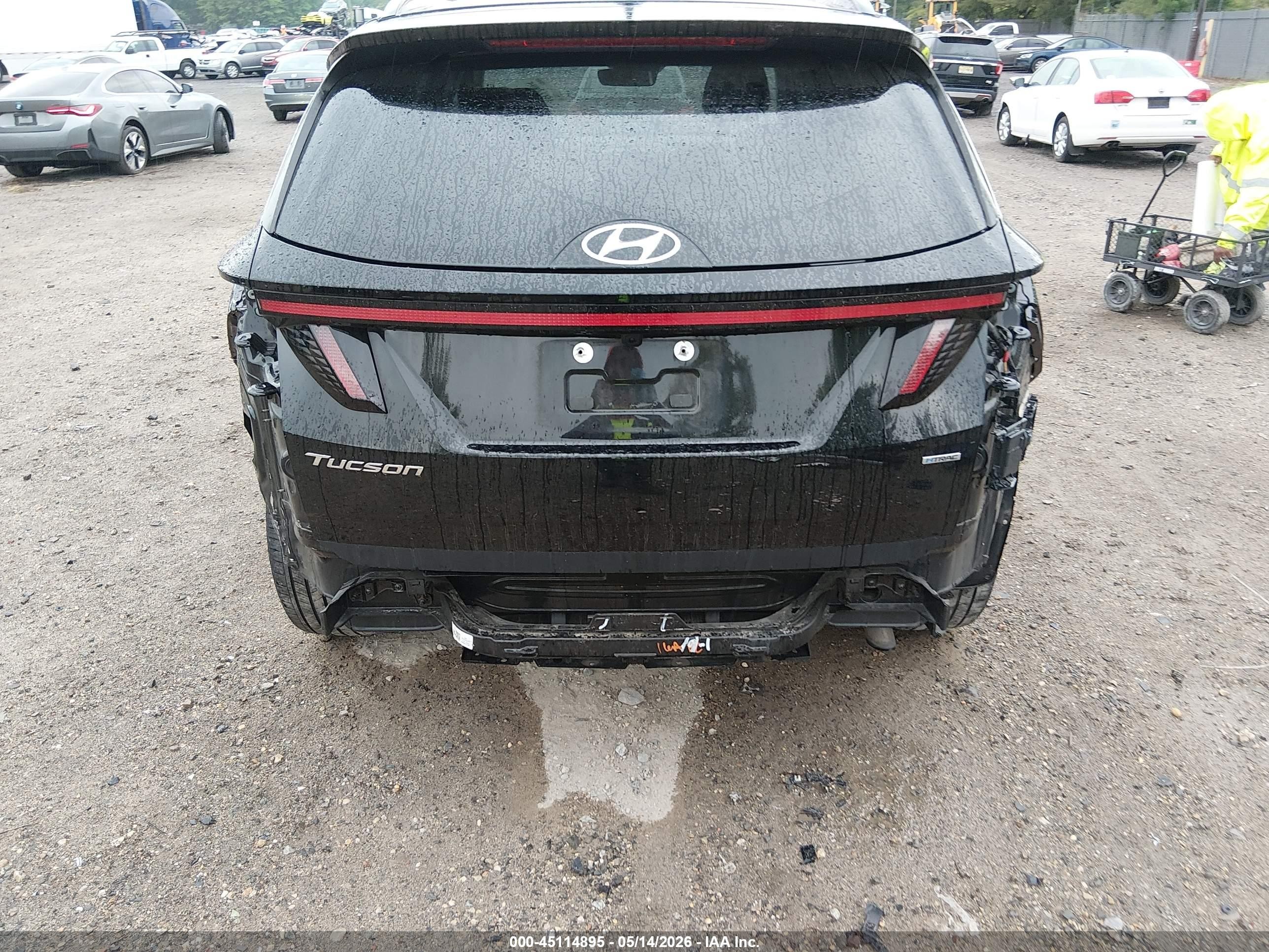 2022 Hyundai Tucson Sel Black vin: 5NMJCCAEXNH084505