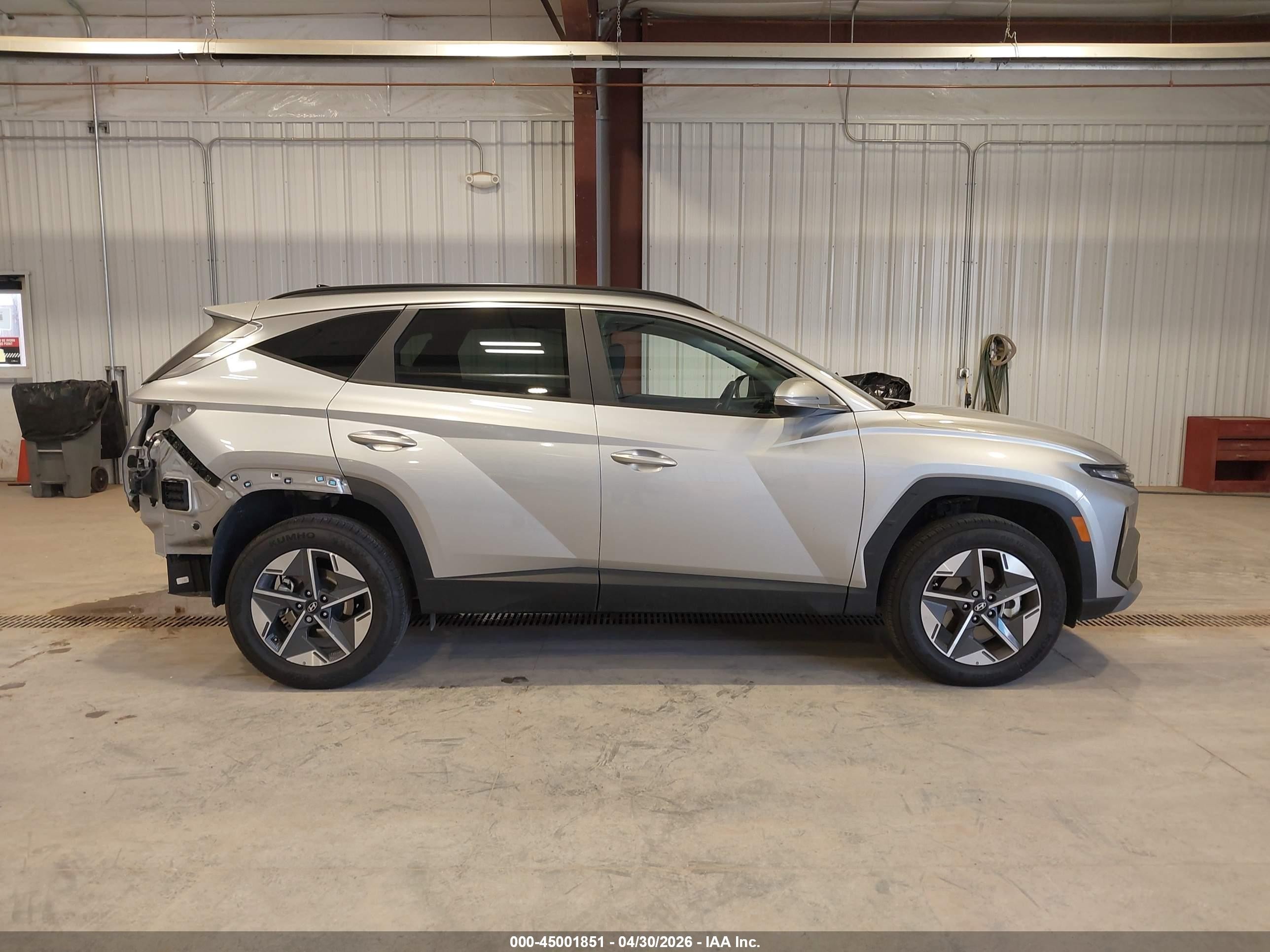 2025 Hyundai Tucson Sel Convenience Серебряный vin: 5NMJCCDEXSH485186