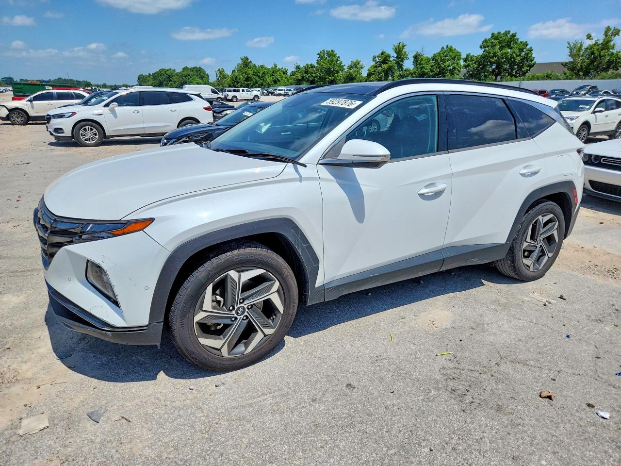 2022 Hyundai Tucson Limited White vin: 5NMJE3AE1NH025157