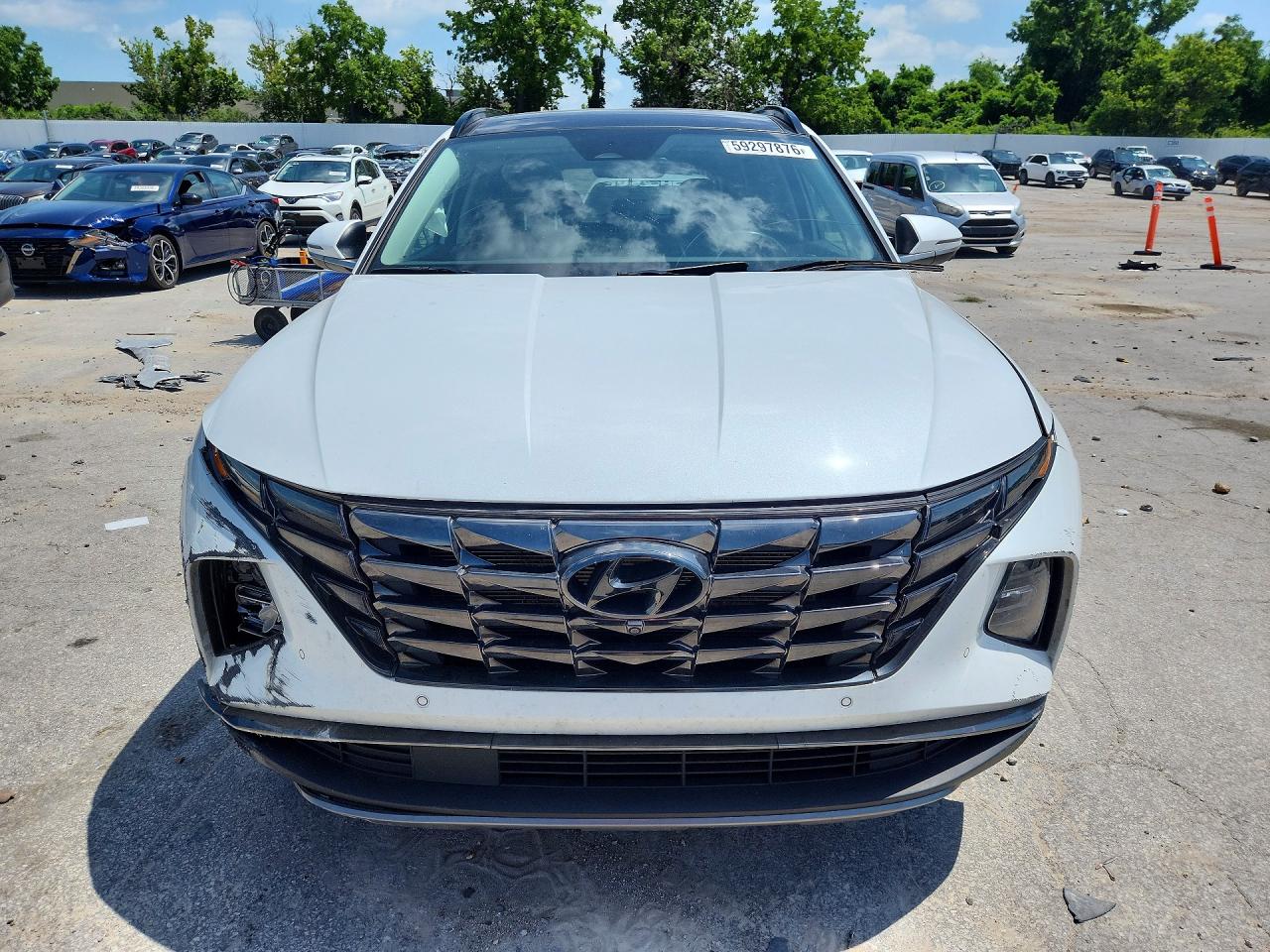 2022 Hyundai Tucson Limited White vin: 5NMJE3AE1NH025157