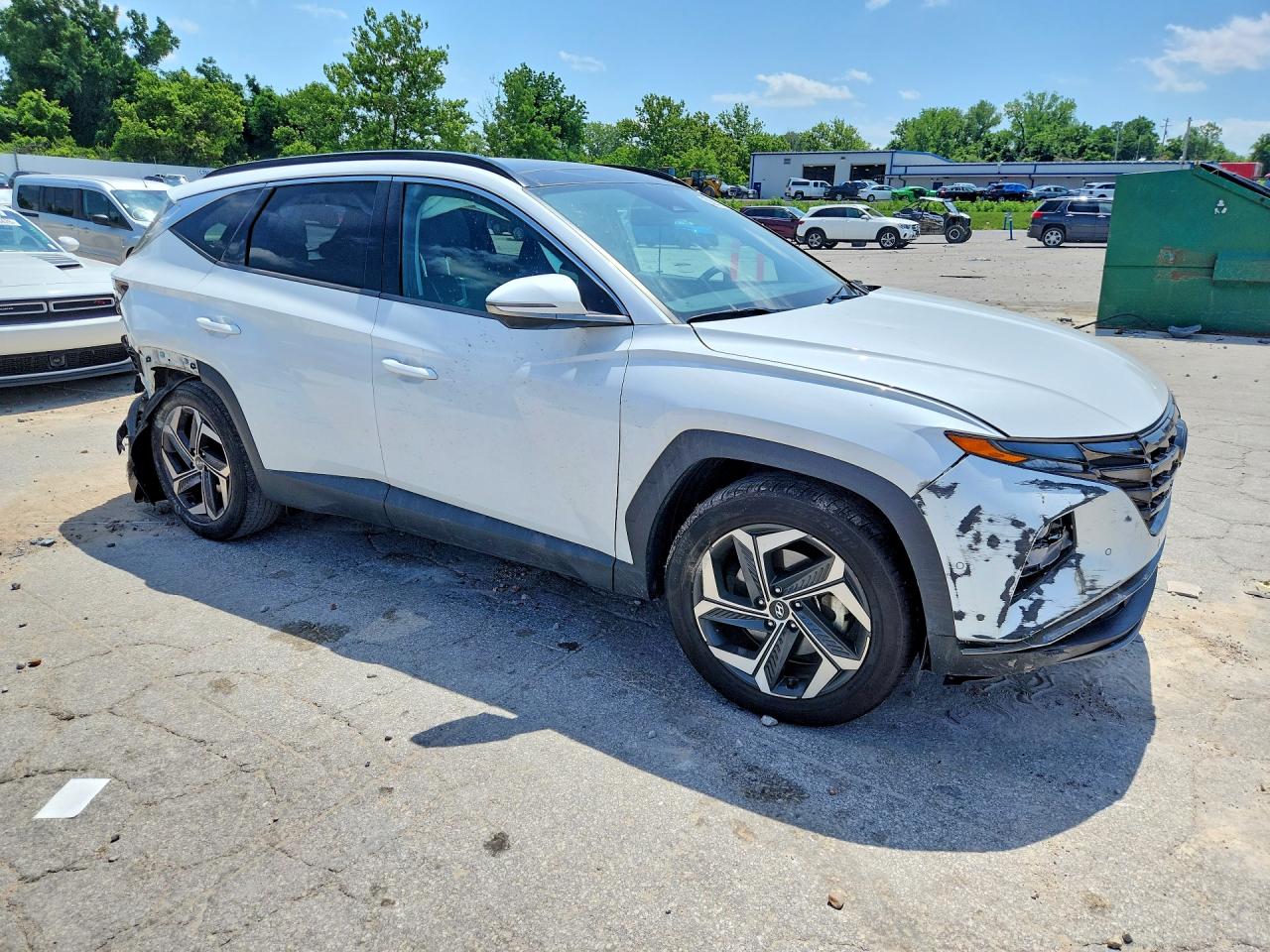 2022 Hyundai Tucson Limited White vin: 5NMJE3AE1NH025157