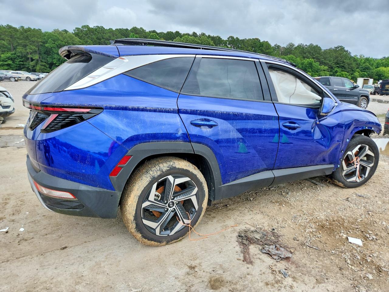 2023 Hyundai Tucson Limited Синий vin: 5NMJE3AE1PH254215