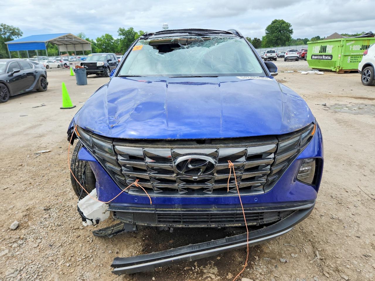 2023 Hyundai Tucson Limited Синий vin: 5NMJE3AE1PH254215