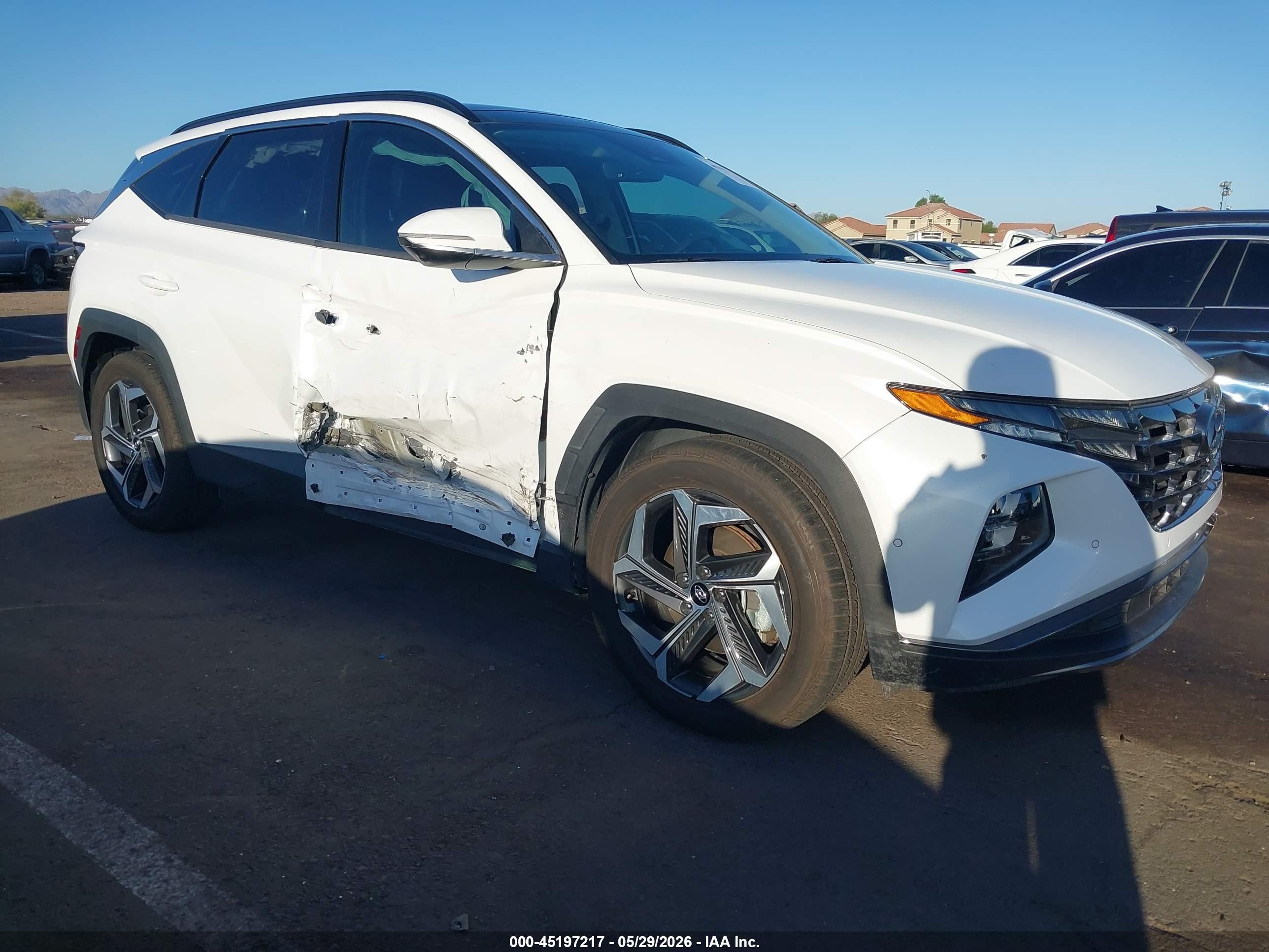 2022 Hyundai Tucson Limited Белый vin: 5NMJE3AE3NH018808