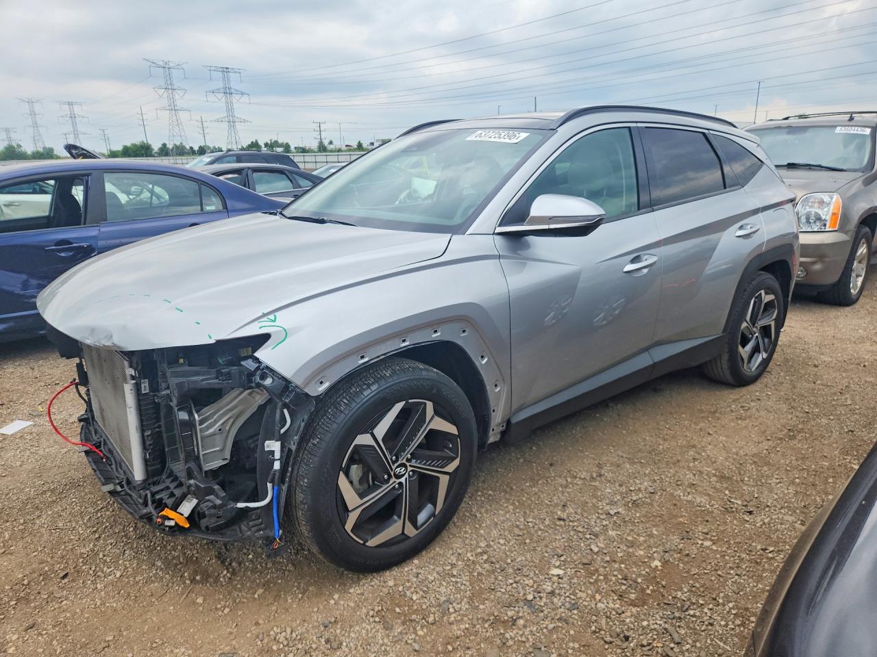 2022 Hyundai Tucson Limited Silver vin: 5NMJE3AE3NH045152