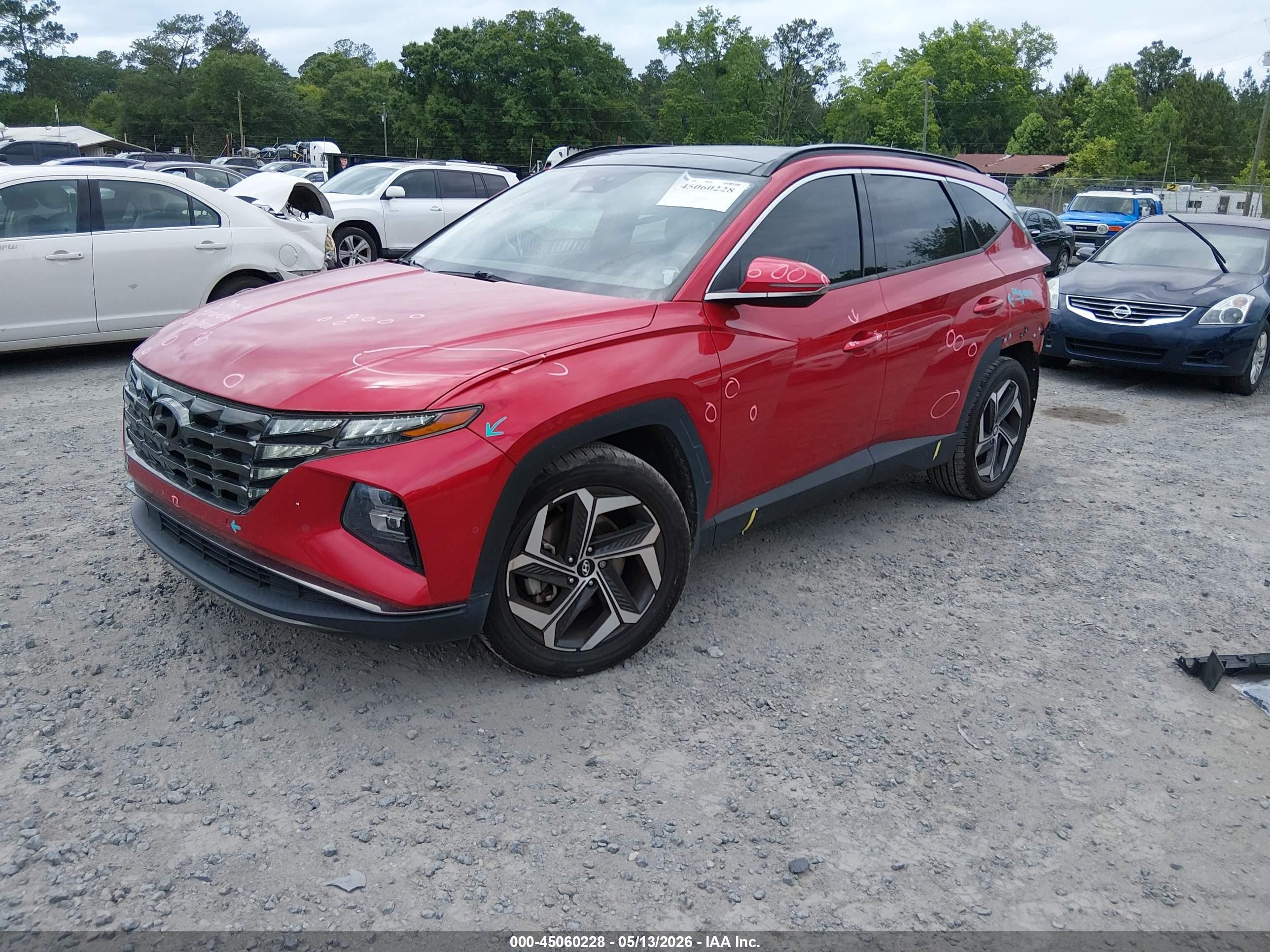 2022 Hyundai Tucson Limited Red vin: 5NMJE3AE3NH117807