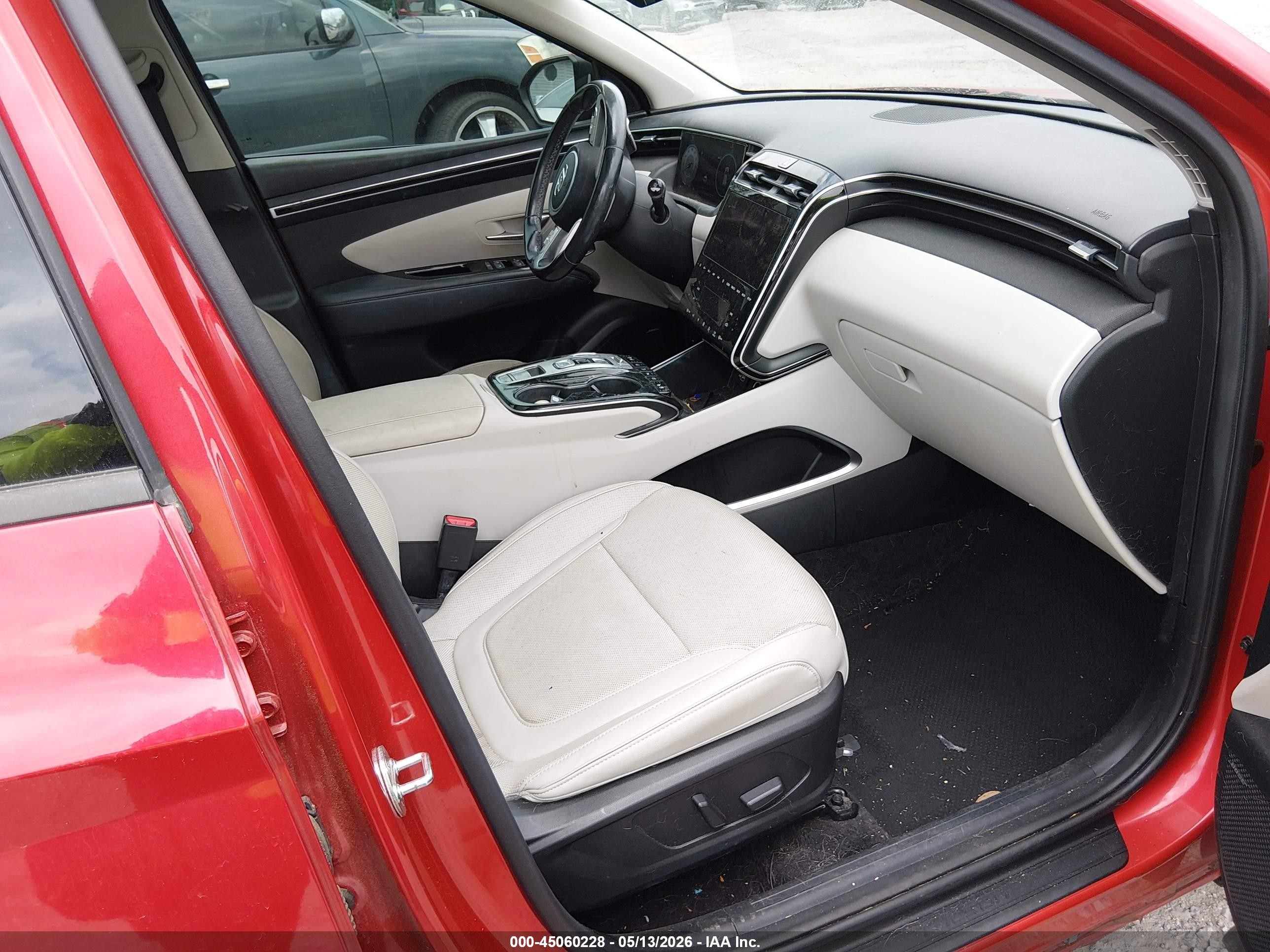 2022 Hyundai Tucson Limited Red vin: 5NMJE3AE3NH117807