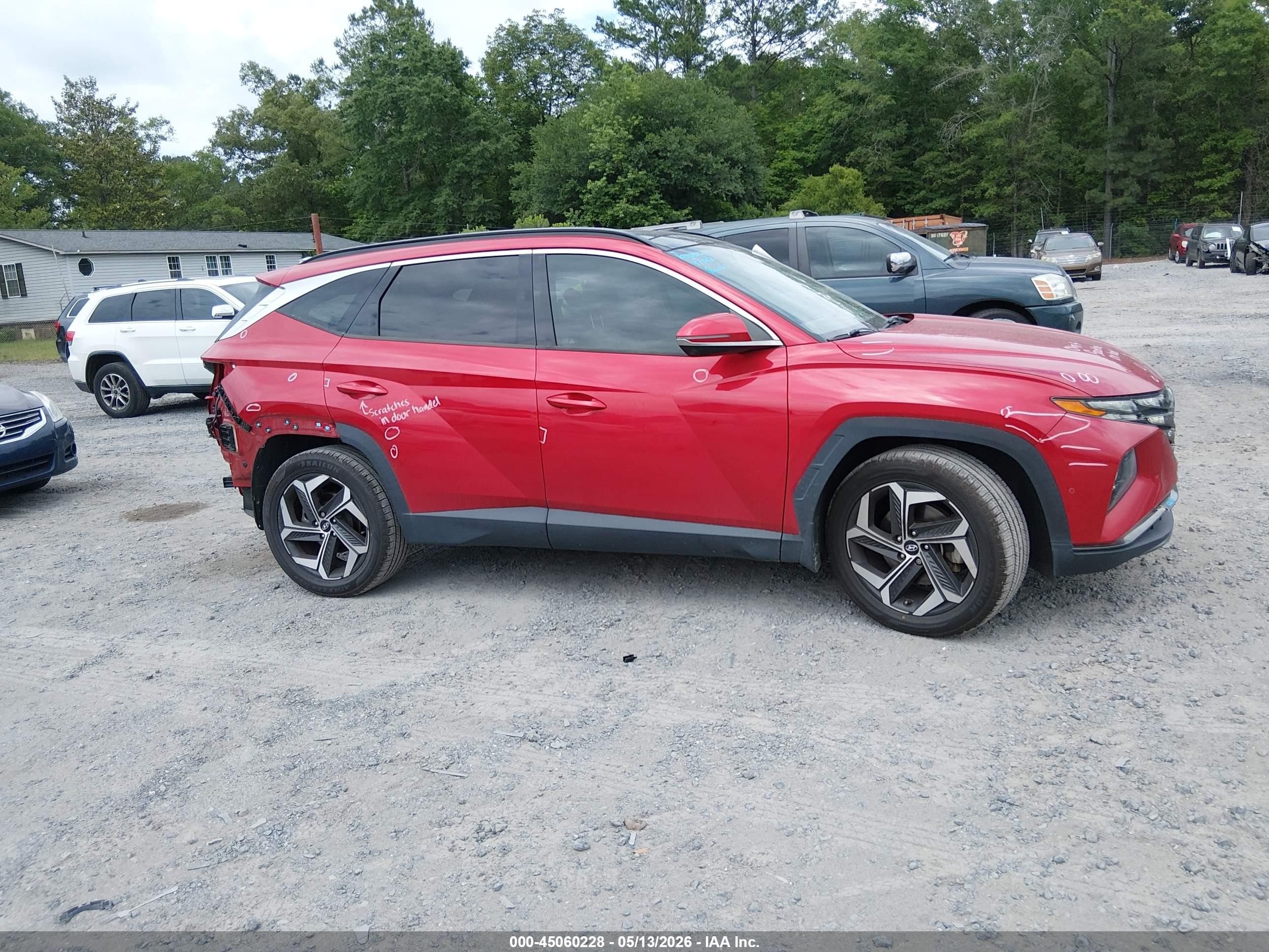 2022 Hyundai Tucson Limited Red vin: 5NMJE3AE3NH117807