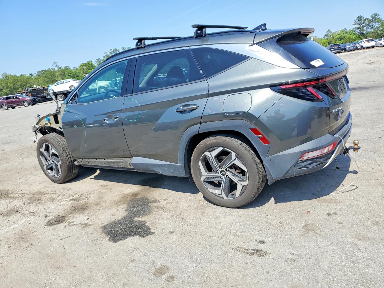 2022 Hyundai Tucson Limited Угольный vin: 5NMJE3AE4NH144952