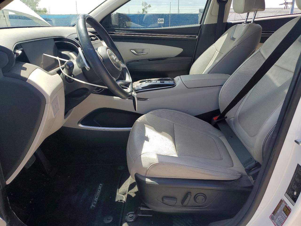 2023 Hyundai Tucson Белый vin: 5NMJE3AE6PH243369
