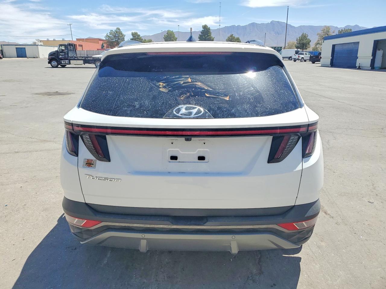 2023 Hyundai Tucson Белый vin: 5NMJE3AE6PH243369