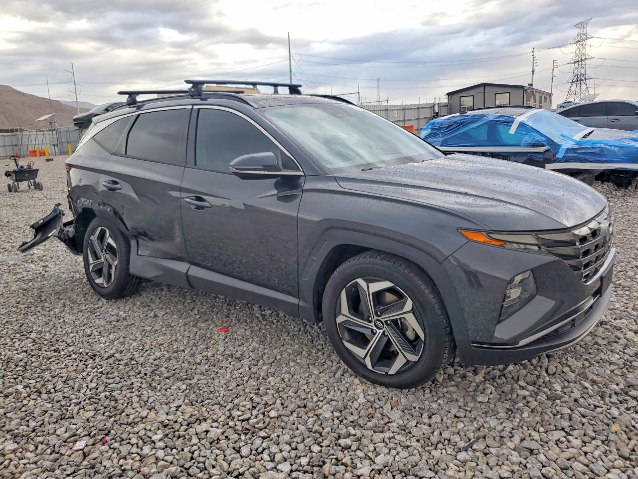 2022 Hyundai Tucson Limited Charcoal vin: 5NMJE3AE8NH113297