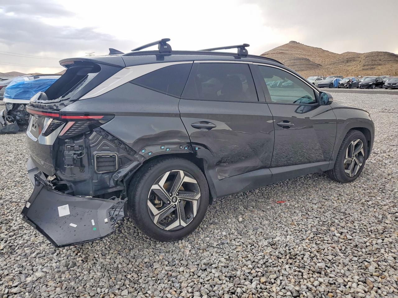 2022 Hyundai Tucson Limited Charcoal vin: 5NMJE3AE8NH113297