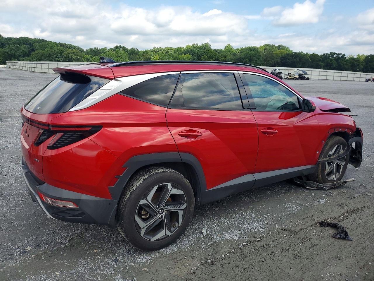 2022 Hyundai Tucson Limited Красный vin: 5NMJECAE0NH110412
