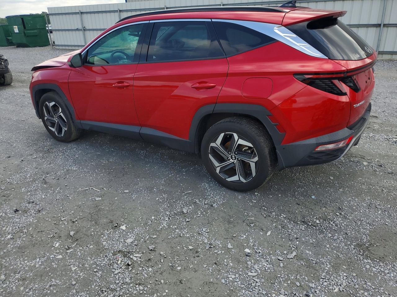 2022 Hyundai Tucson Limited Красный vin: 5NMJECAE0NH110412