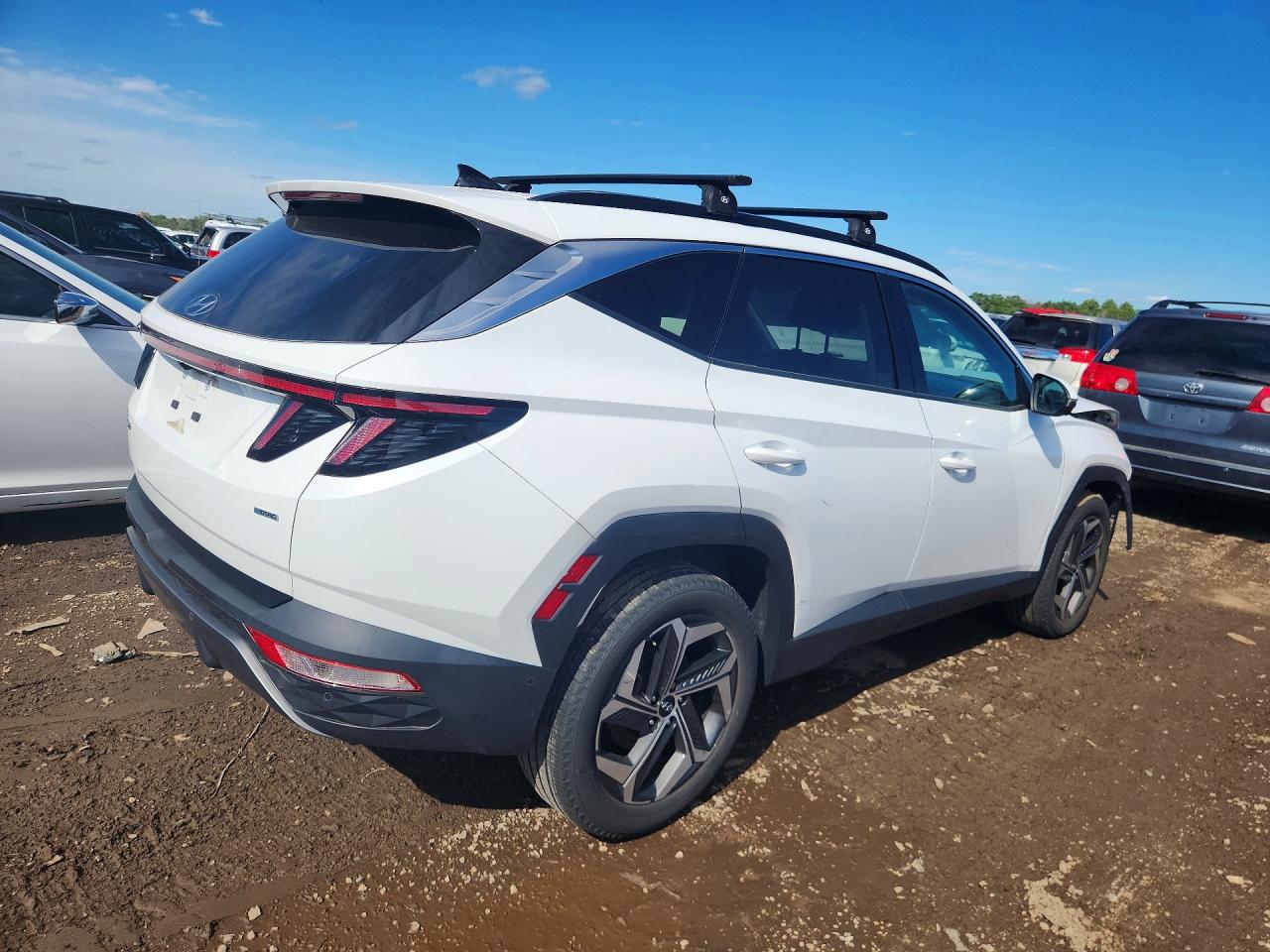 2022 Hyundai Tucson Limited White vin: 5NMJECAE0NH121815