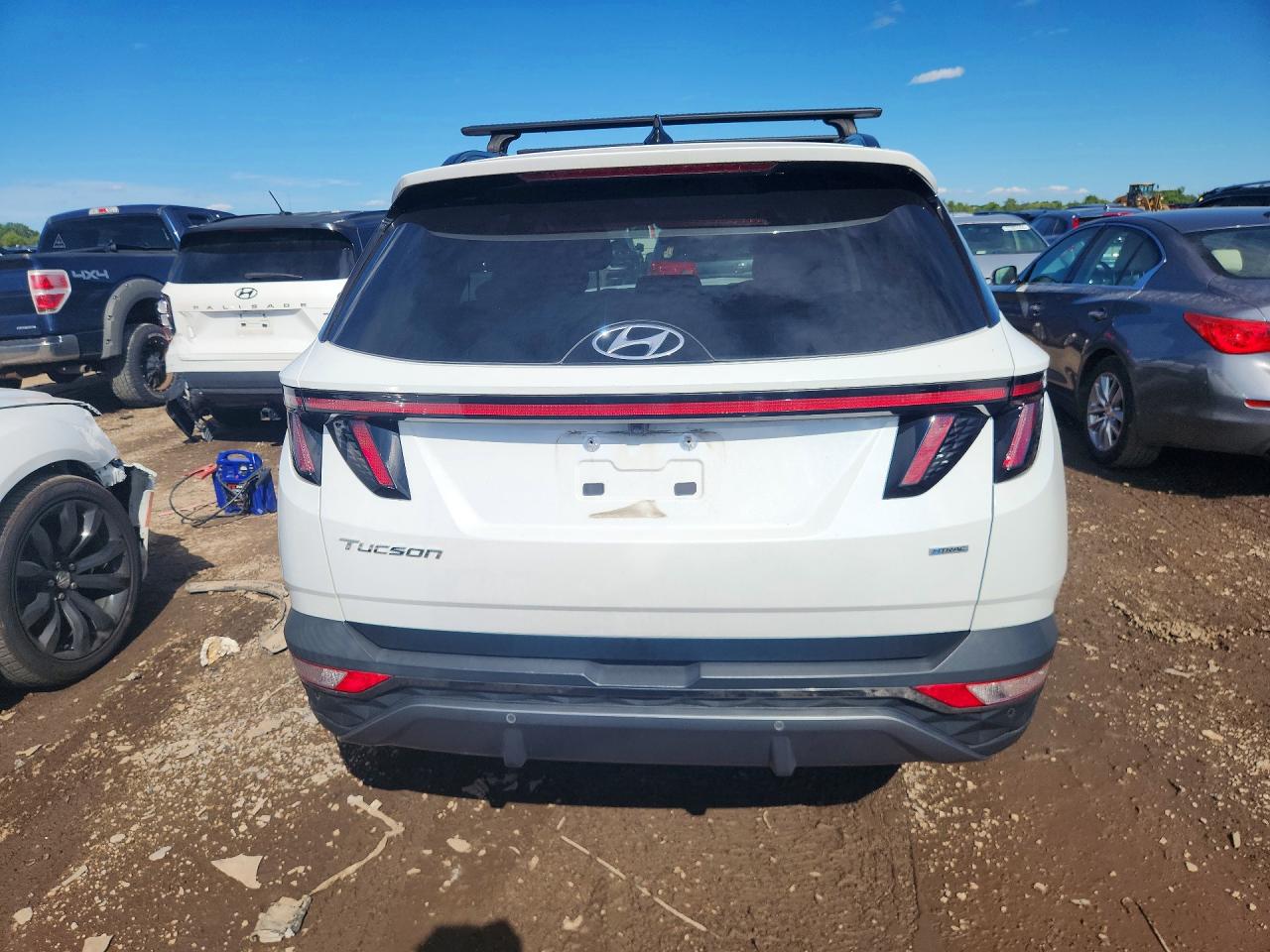 2022 Hyundai Tucson Limited White vin: 5NMJECAE0NH121815