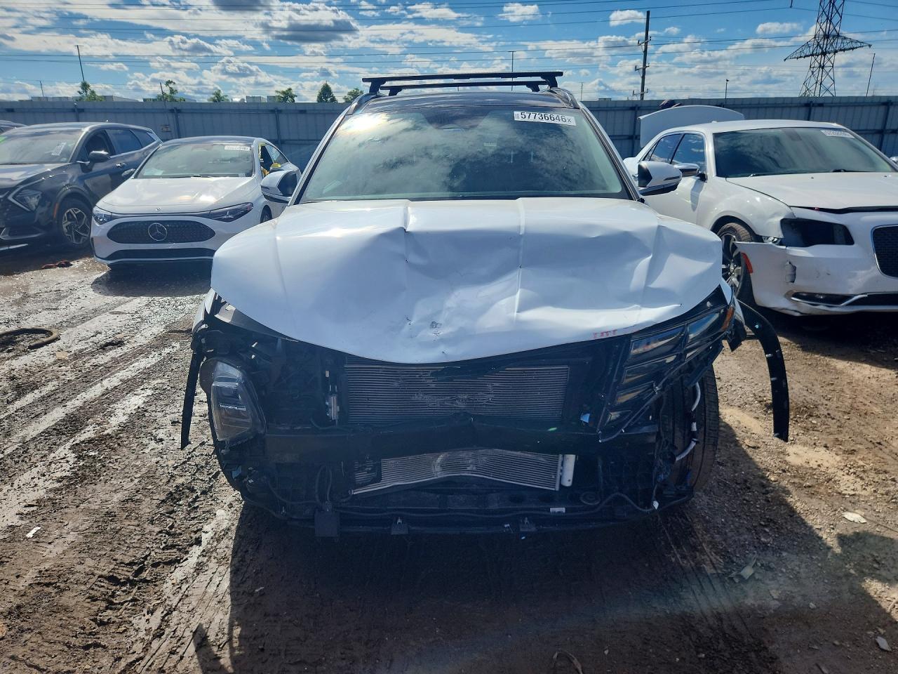 2022 Hyundai Tucson Limited White vin: 5NMJECAE0NH121815